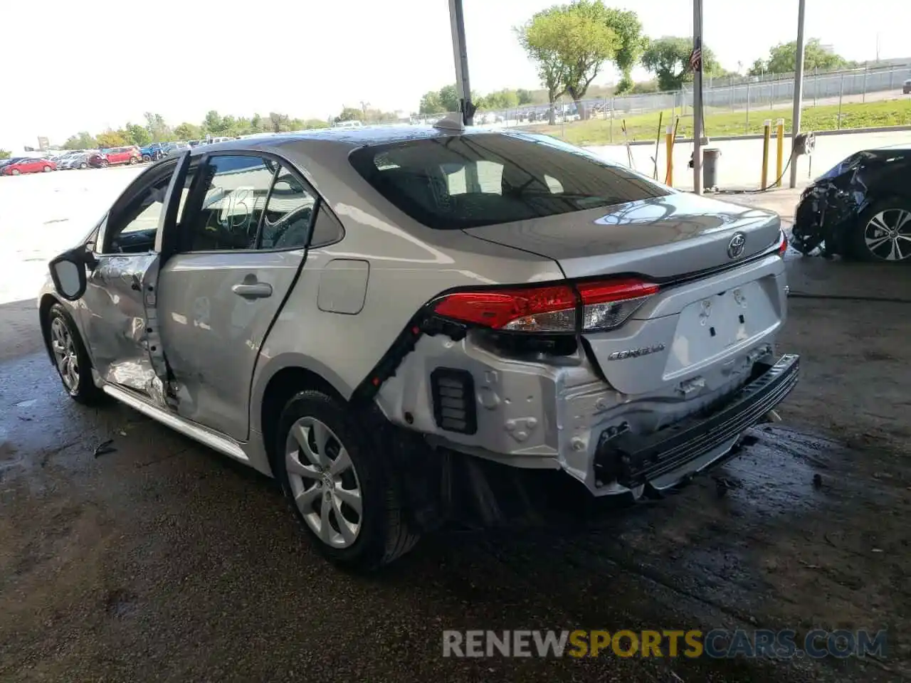 3 Photograph of a damaged car 5YFEPMAE9MP200714 TOYOTA COROLLA 2021