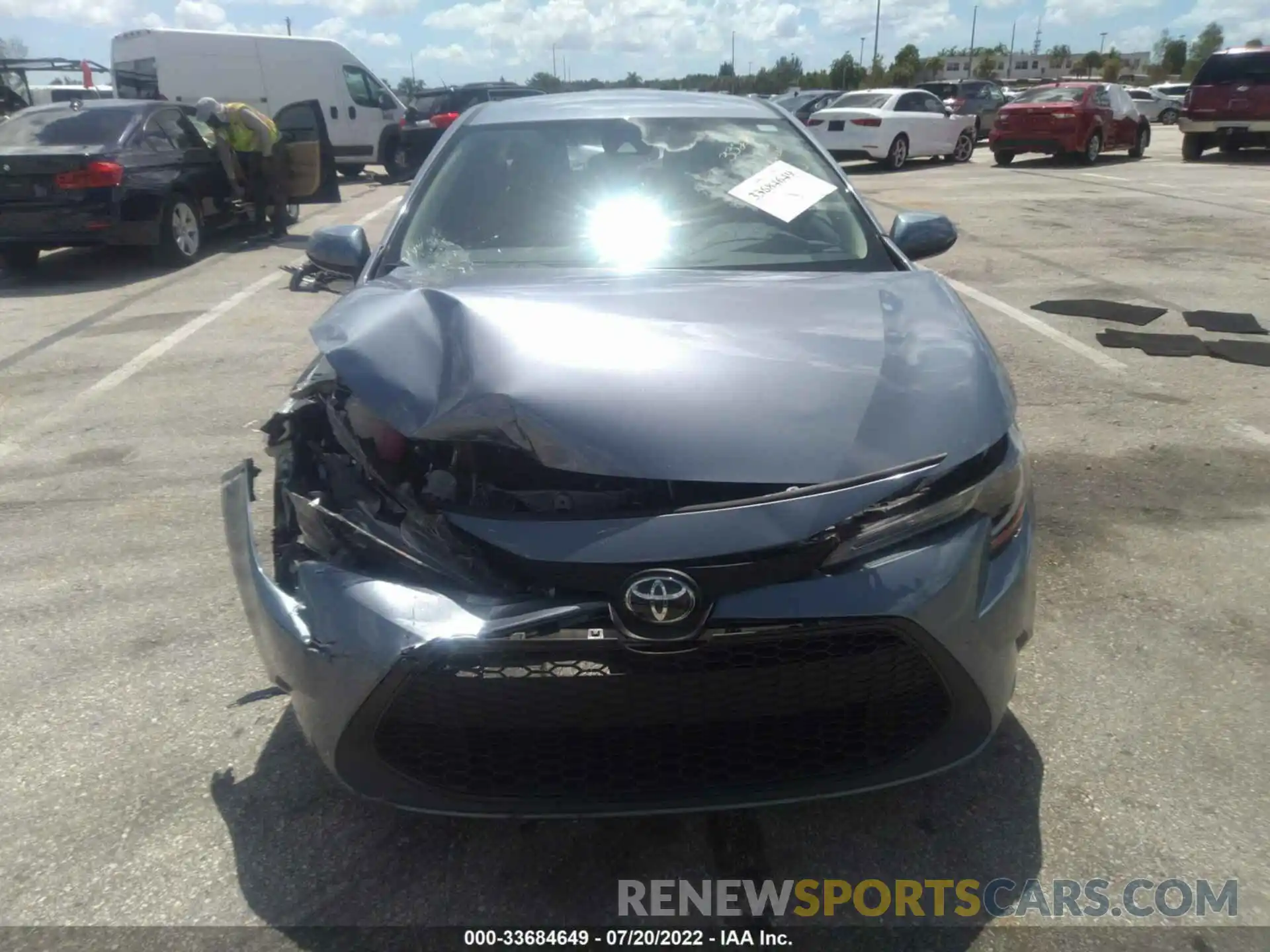 6 Photograph of a damaged car 5YFEPMAE9MP201460 TOYOTA COROLLA 2021