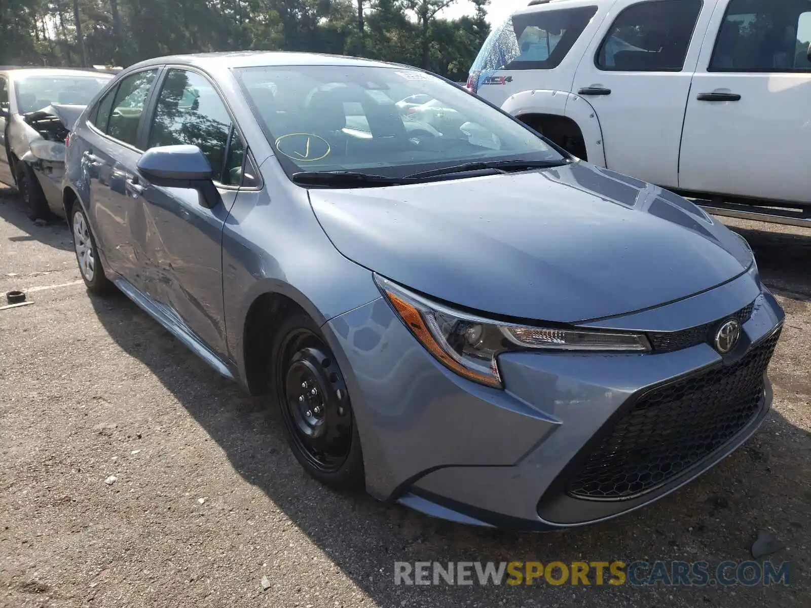 1 Photograph of a damaged car 5YFEPMAE9MP201796 TOYOTA COROLLA 2021