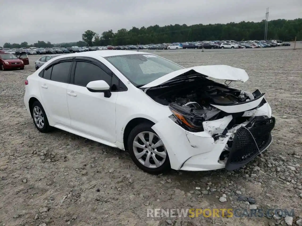 1 Photograph of a damaged car 5YFEPMAE9MP201961 TOYOTA COROLLA 2021