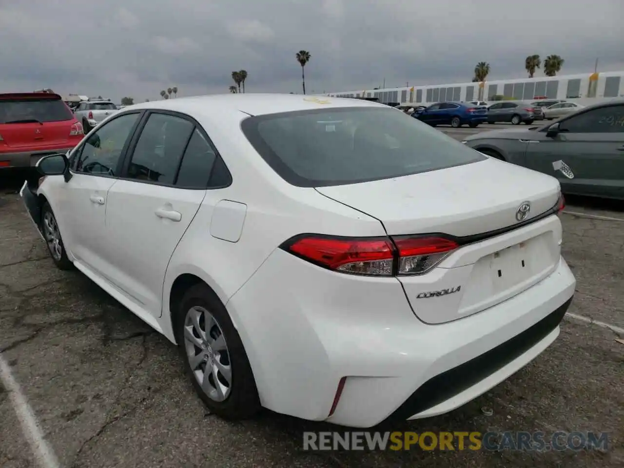 3 Photograph of a damaged car 5YFEPMAE9MP203113 TOYOTA COROLLA 2021