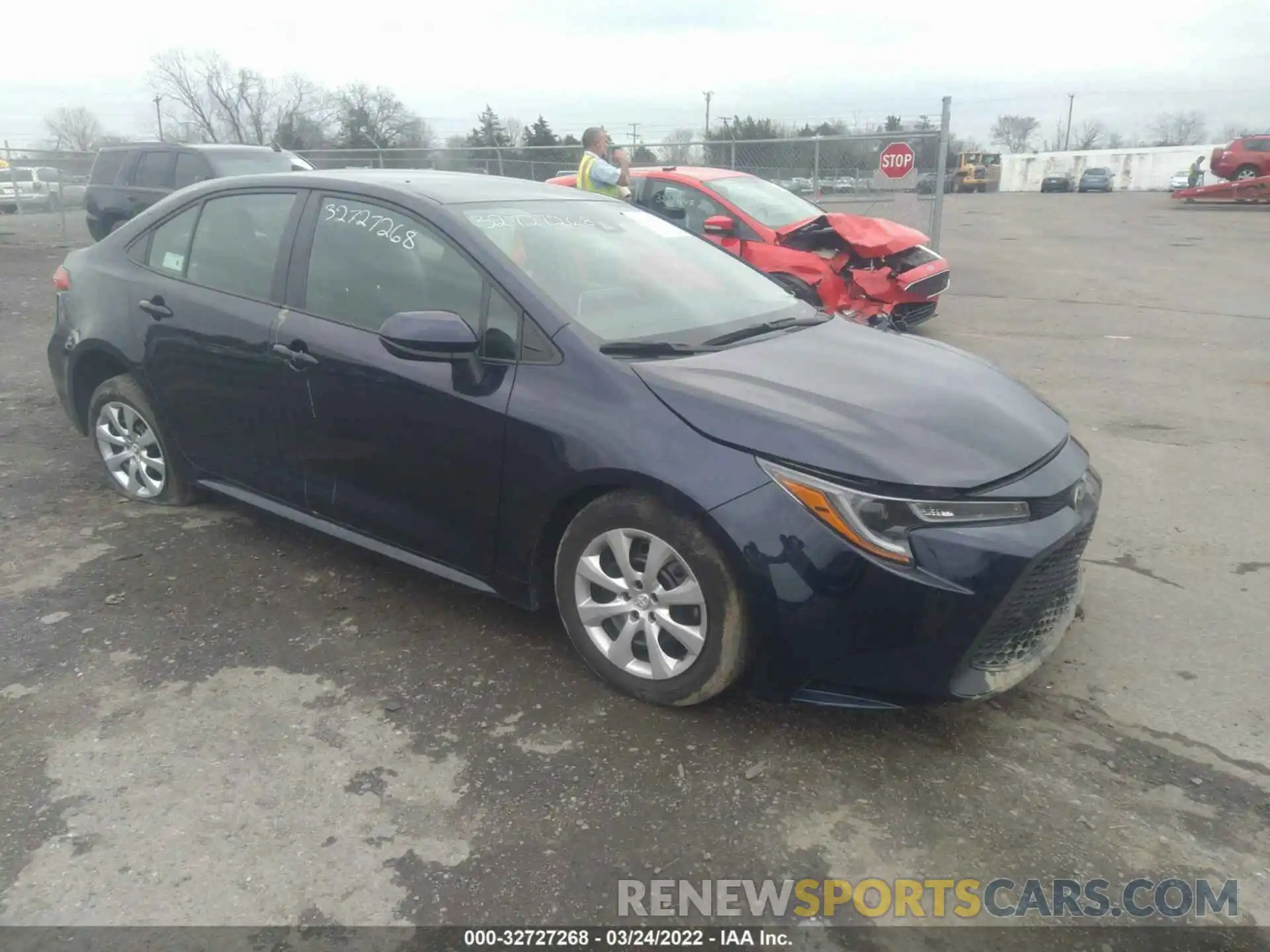 1 Photograph of a damaged car 5YFEPMAE9MP203340 TOYOTA COROLLA 2021