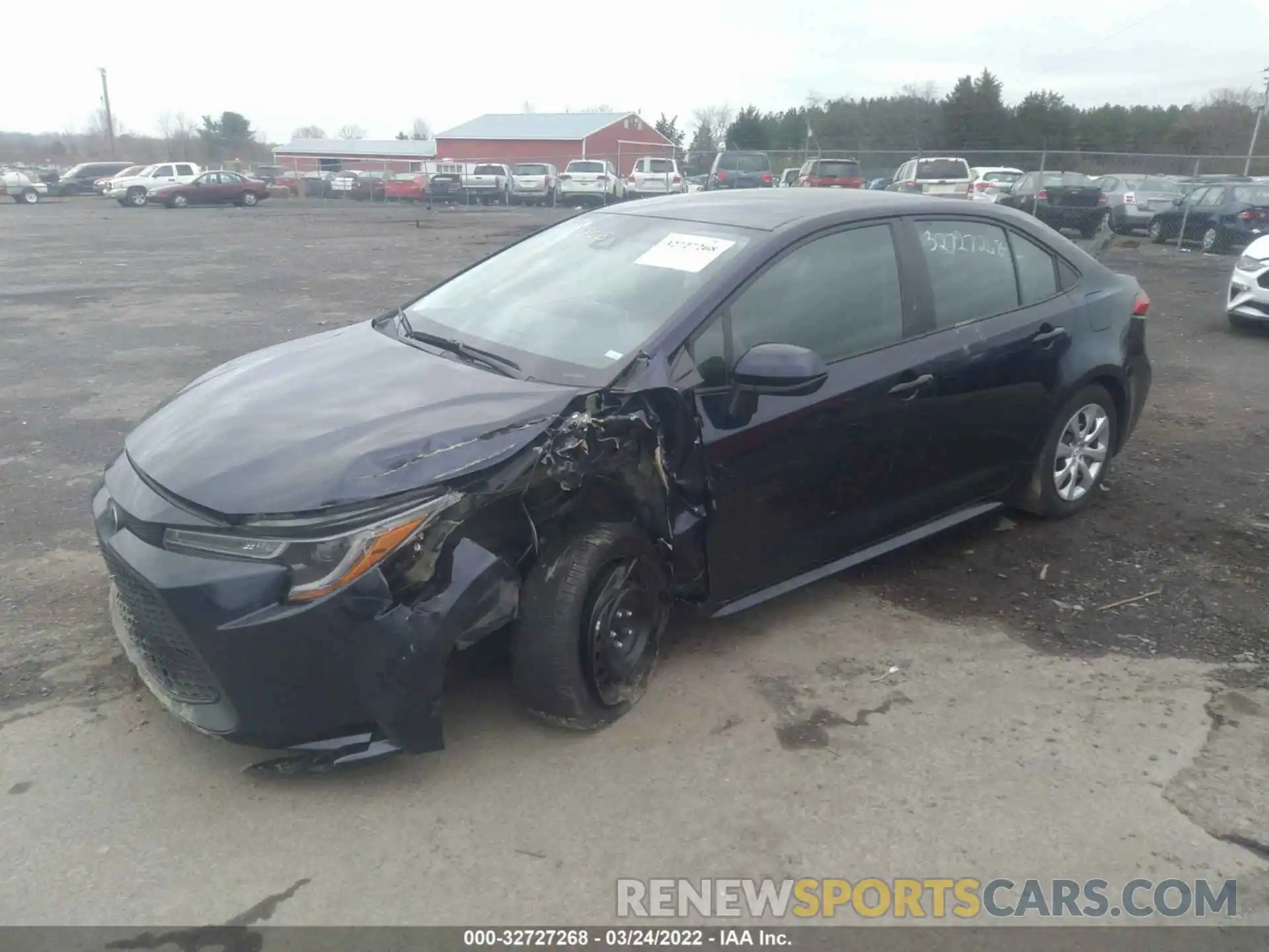 2 Photograph of a damaged car 5YFEPMAE9MP203340 TOYOTA COROLLA 2021