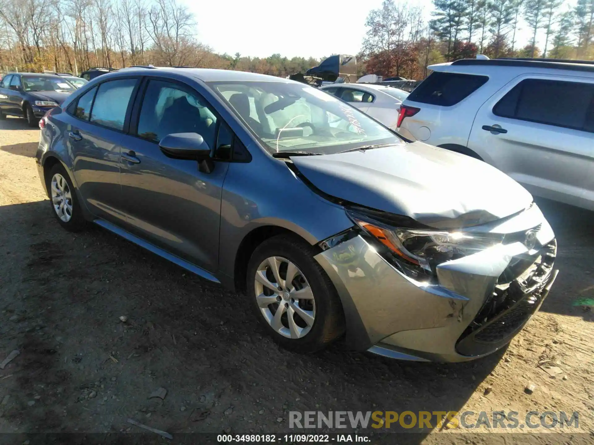 1 Photograph of a damaged car 5YFEPMAE9MP203905 TOYOTA COROLLA 2021