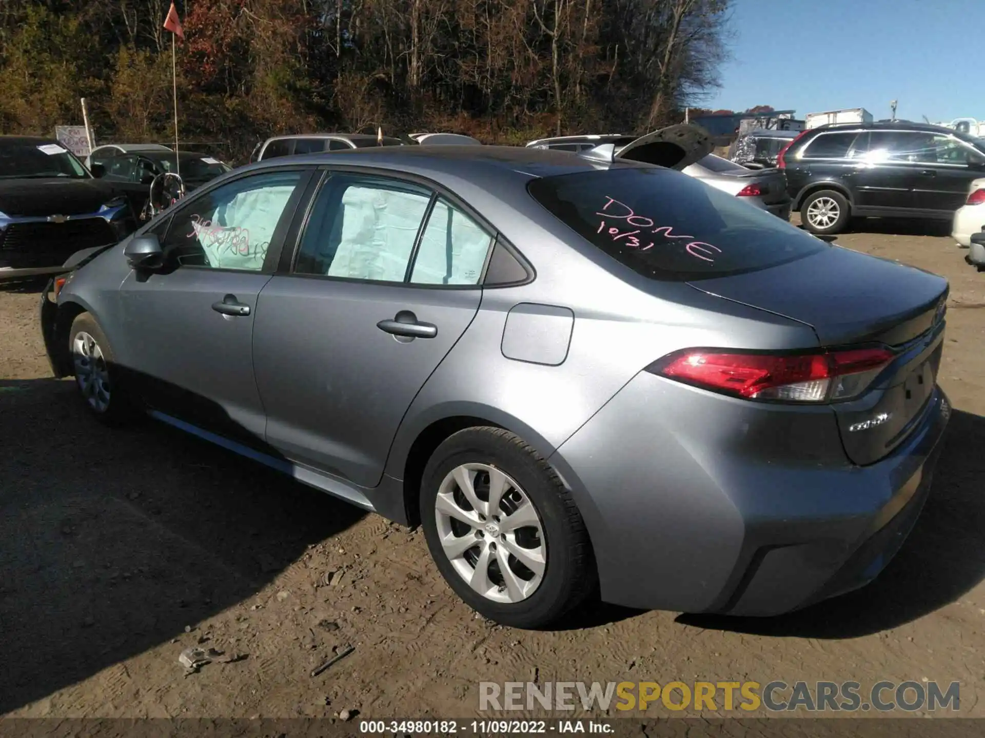 3 Photograph of a damaged car 5YFEPMAE9MP203905 TOYOTA COROLLA 2021