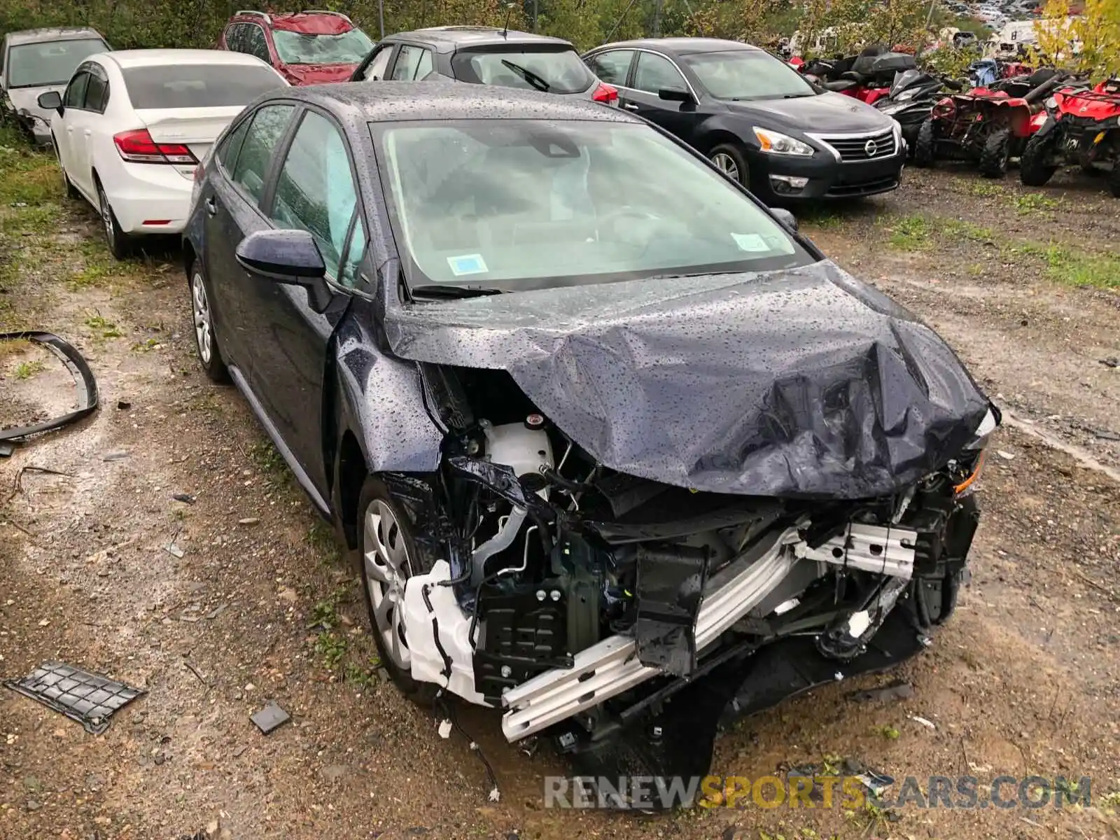 1 Photograph of a damaged car 5YFEPMAE9MP204469 TOYOTA COROLLA 2021