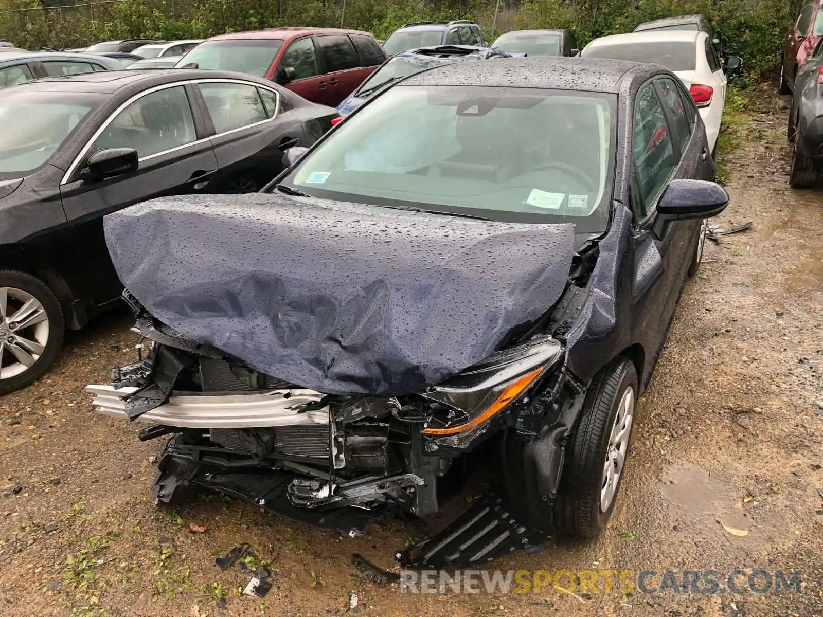 2 Photograph of a damaged car 5YFEPMAE9MP204469 TOYOTA COROLLA 2021