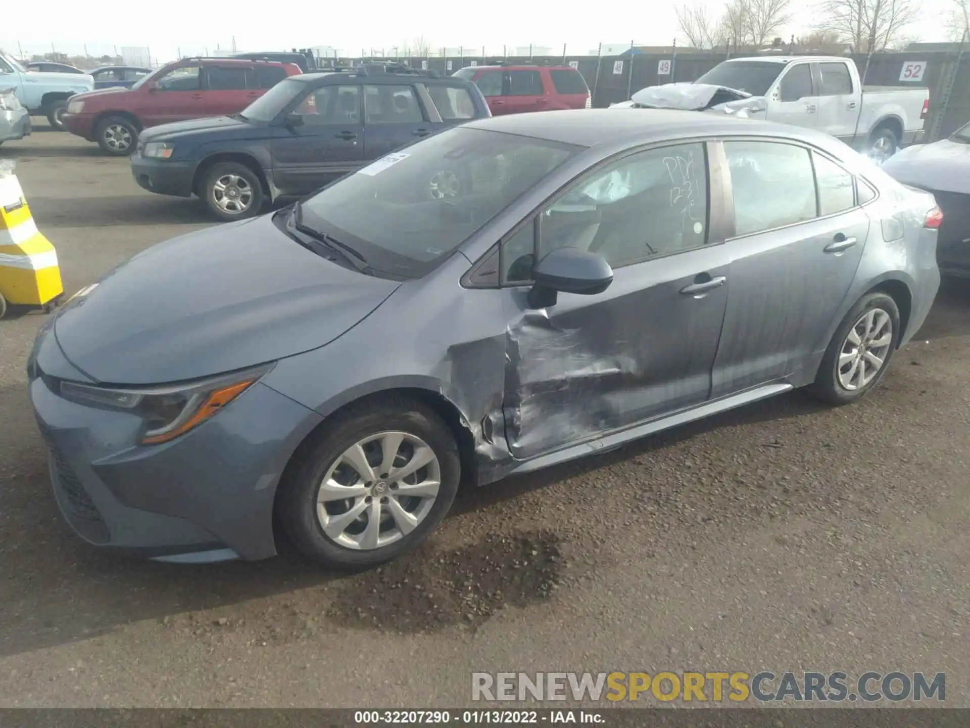 2 Photograph of a damaged car 5YFEPMAE9MP204651 TOYOTA COROLLA 2021