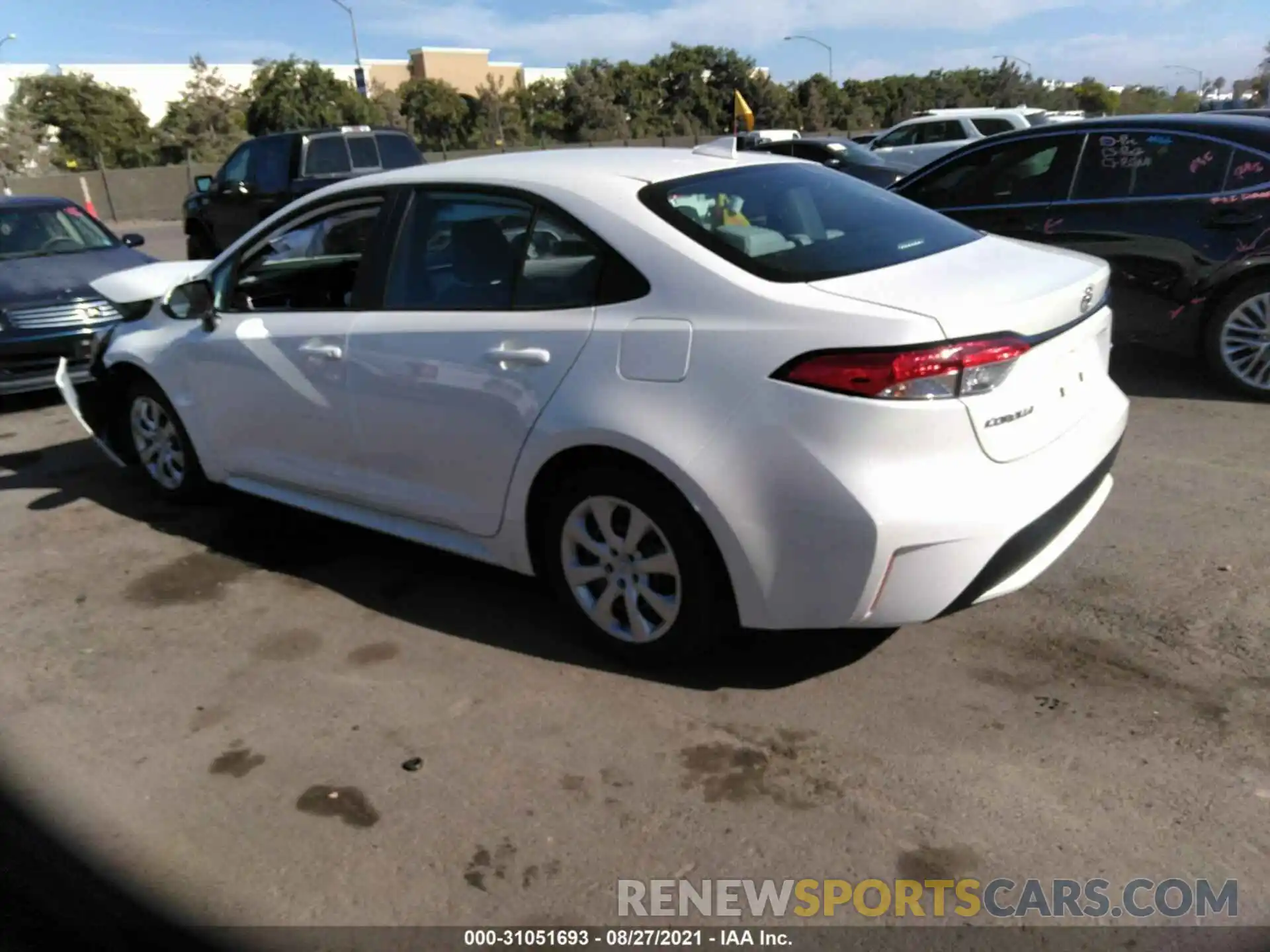 3 Photograph of a damaged car 5YFEPMAE9MP205086 TOYOTA COROLLA 2021