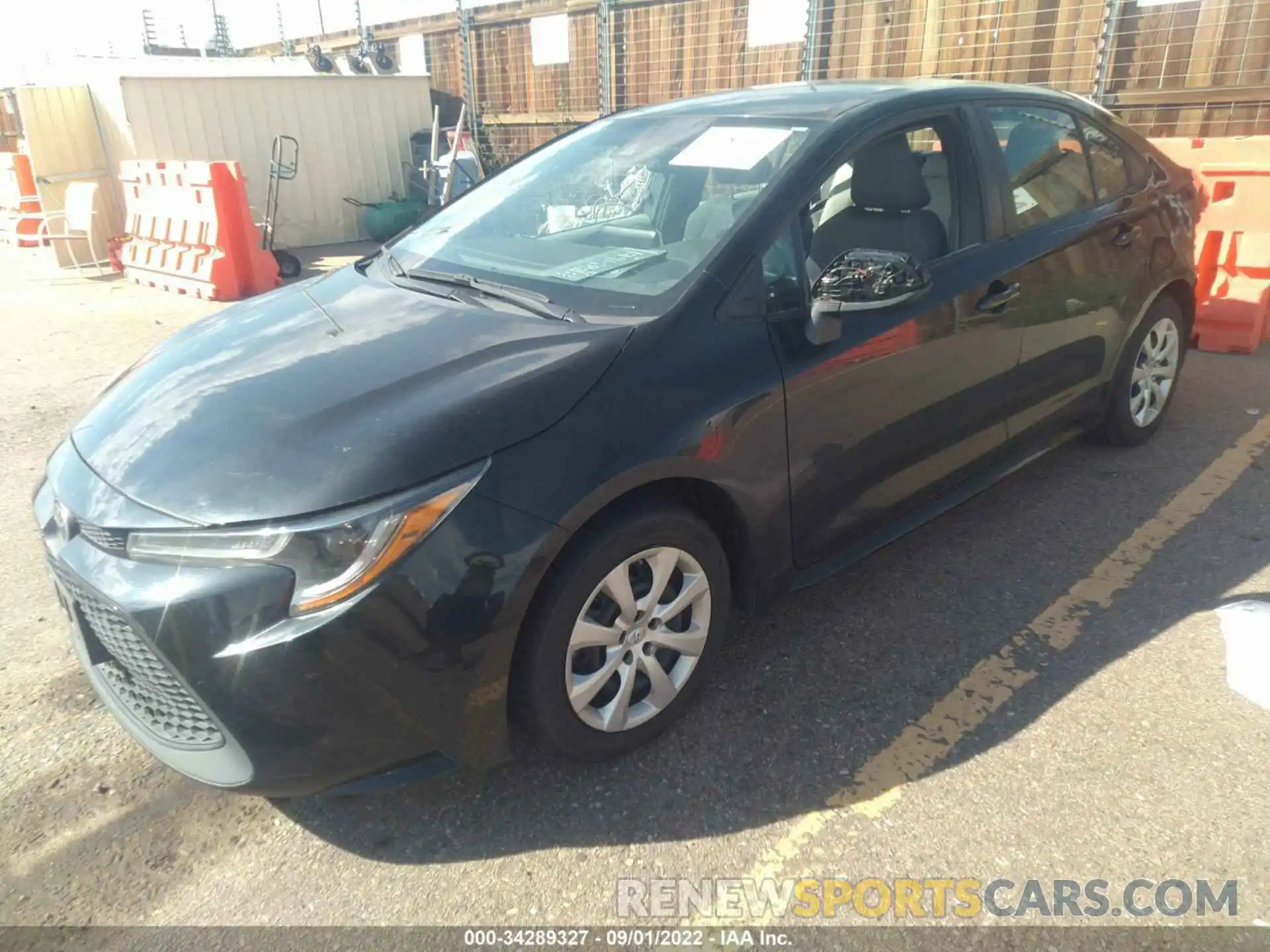 2 Photograph of a damaged car 5YFEPMAE9MP205573 TOYOTA COROLLA 2021