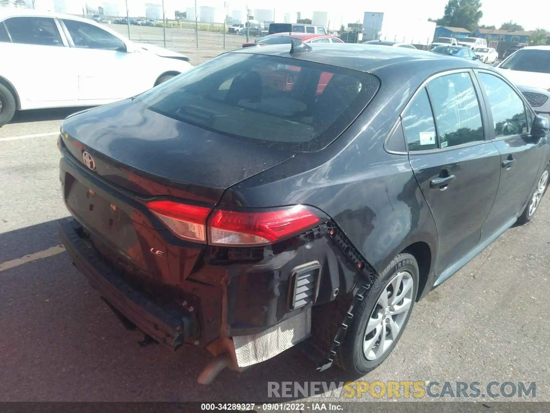 4 Photograph of a damaged car 5YFEPMAE9MP205573 TOYOTA COROLLA 2021