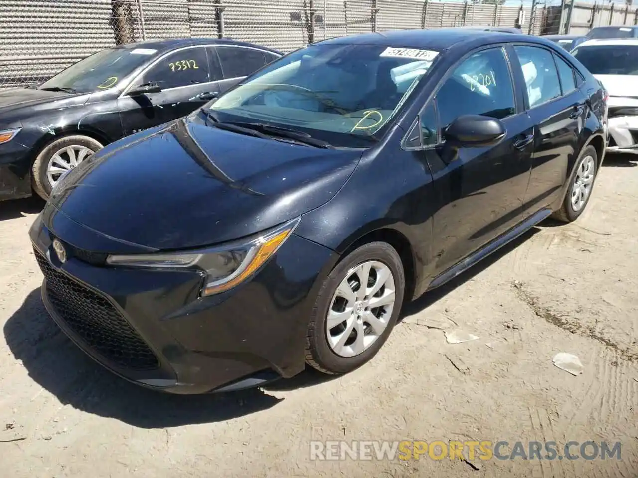 2 Photograph of a damaged car 5YFEPMAE9MP207243 TOYOTA COROLLA 2021