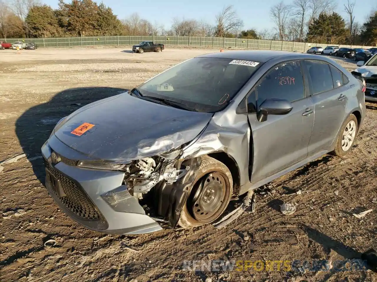 2 Photograph of a damaged car 5YFEPMAE9MP207775 TOYOTA COROLLA 2021