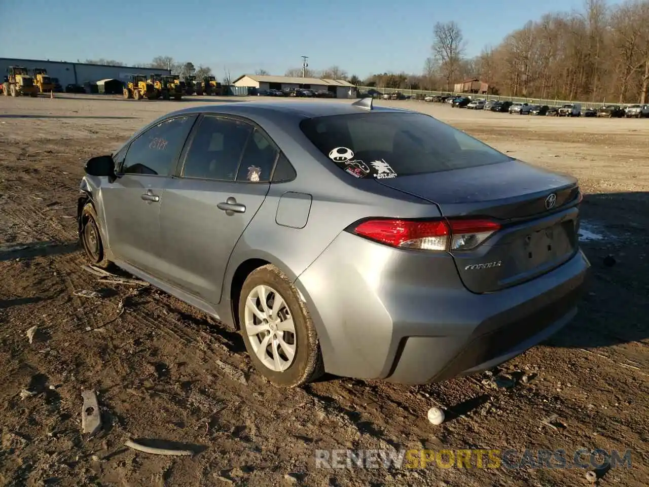 3 Photograph of a damaged car 5YFEPMAE9MP207775 TOYOTA COROLLA 2021