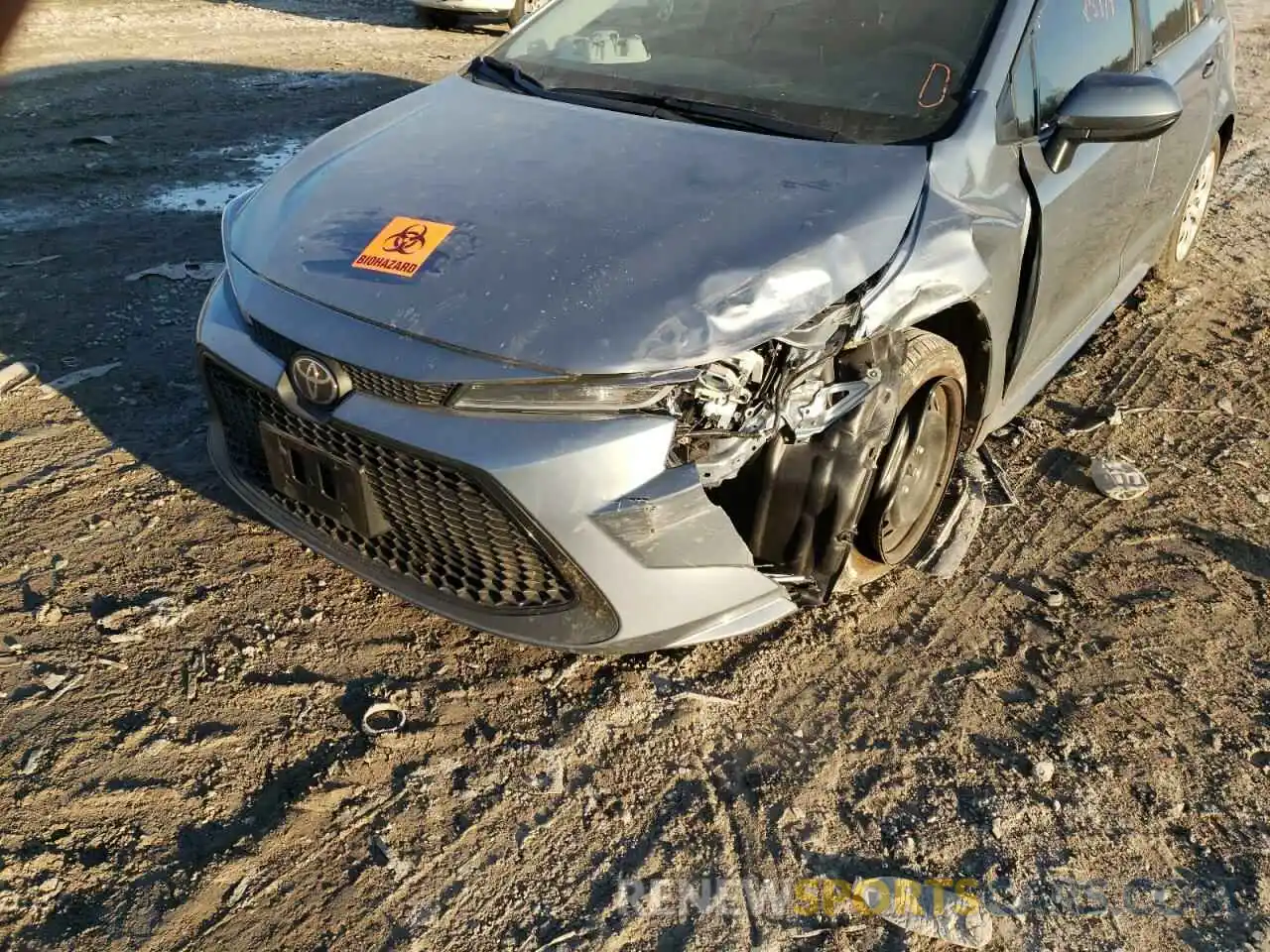 9 Фотография поврежденного автомобиля 5YFEPMAE9MP207775 TOYOTA COROLLA 2021