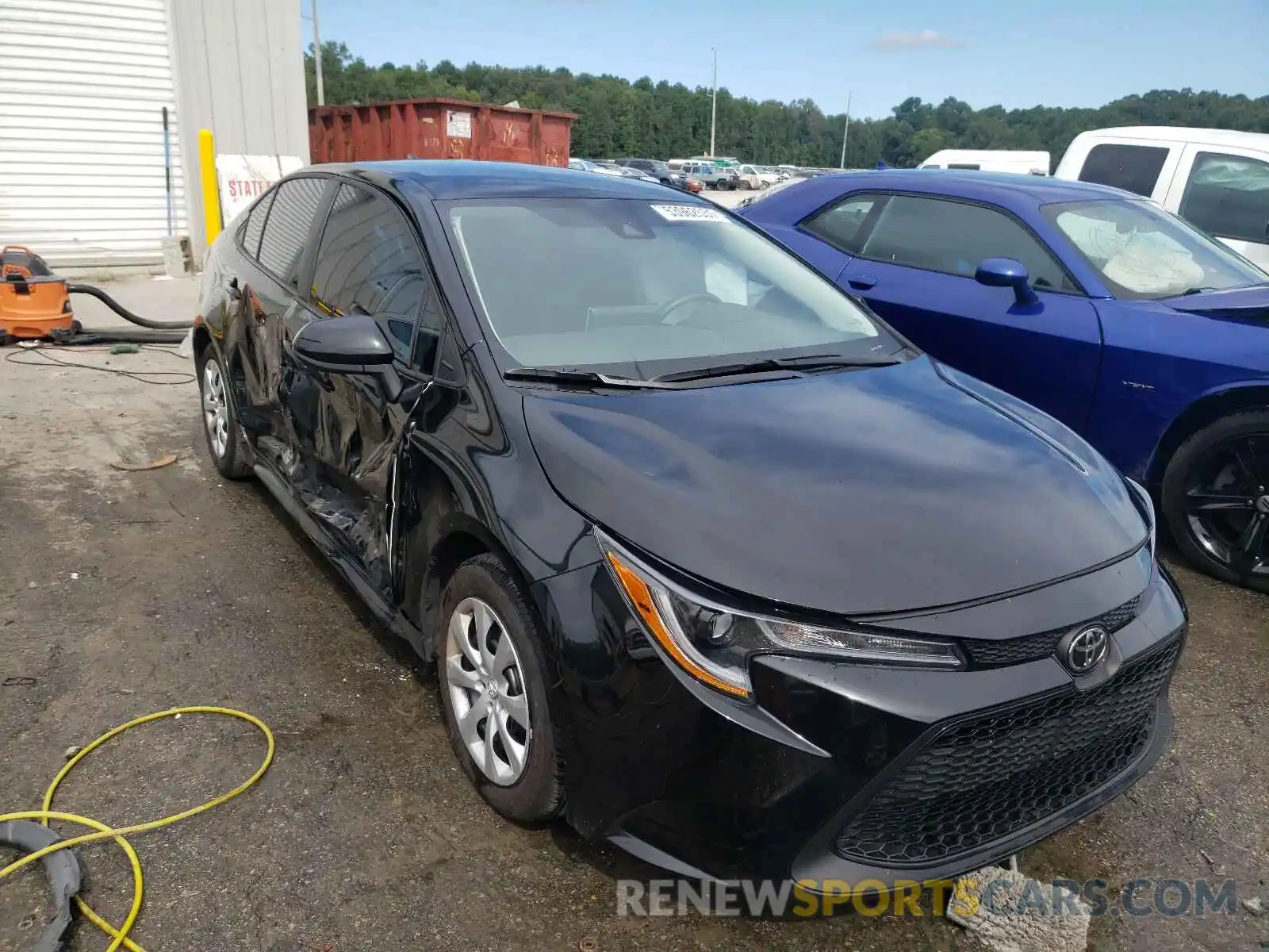 1 Photograph of a damaged car 5YFEPMAE9MP207792 TOYOTA COROLLA 2021