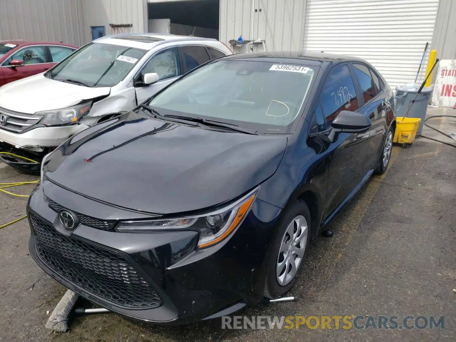 2 Photograph of a damaged car 5YFEPMAE9MP207792 TOYOTA COROLLA 2021