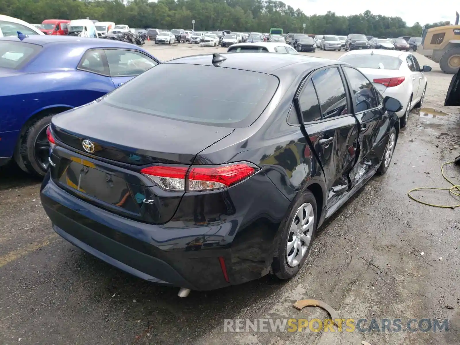 4 Photograph of a damaged car 5YFEPMAE9MP207792 TOYOTA COROLLA 2021