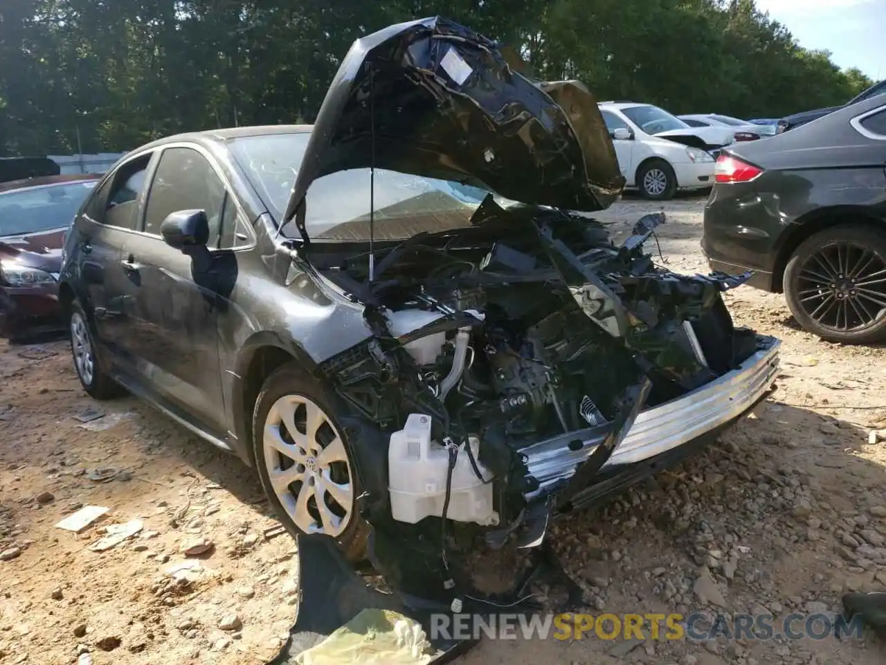 1 Photograph of a damaged car 5YFEPMAE9MP207808 TOYOTA COROLLA 2021