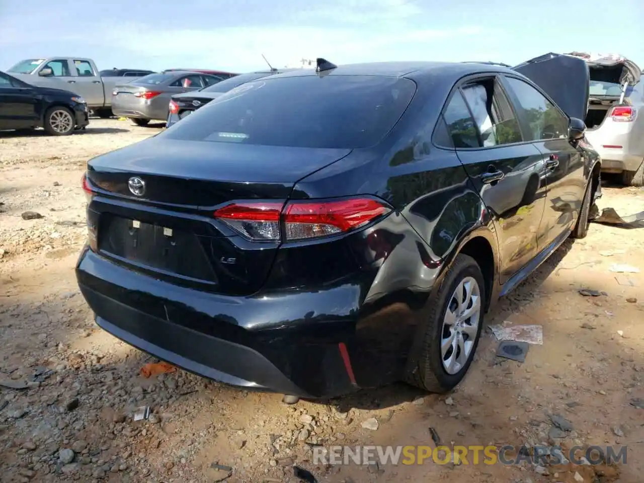 4 Photograph of a damaged car 5YFEPMAE9MP207808 TOYOTA COROLLA 2021