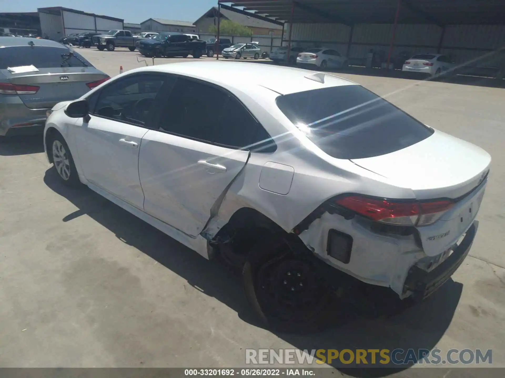 3 Photograph of a damaged car 5YFEPMAE9MP207842 TOYOTA COROLLA 2021