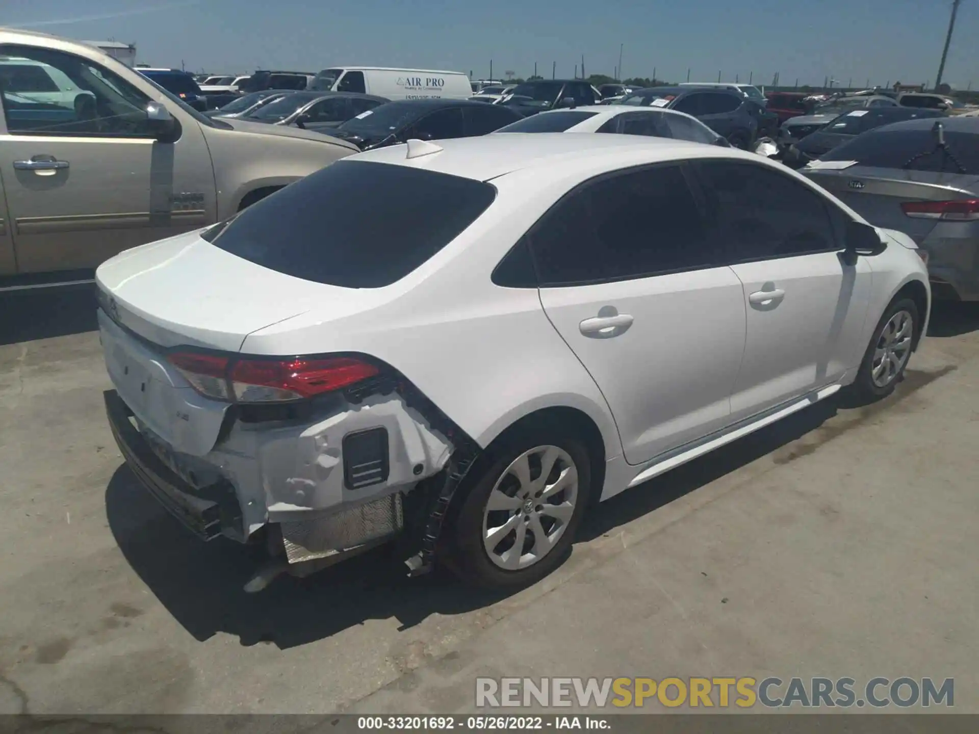 4 Photograph of a damaged car 5YFEPMAE9MP207842 TOYOTA COROLLA 2021