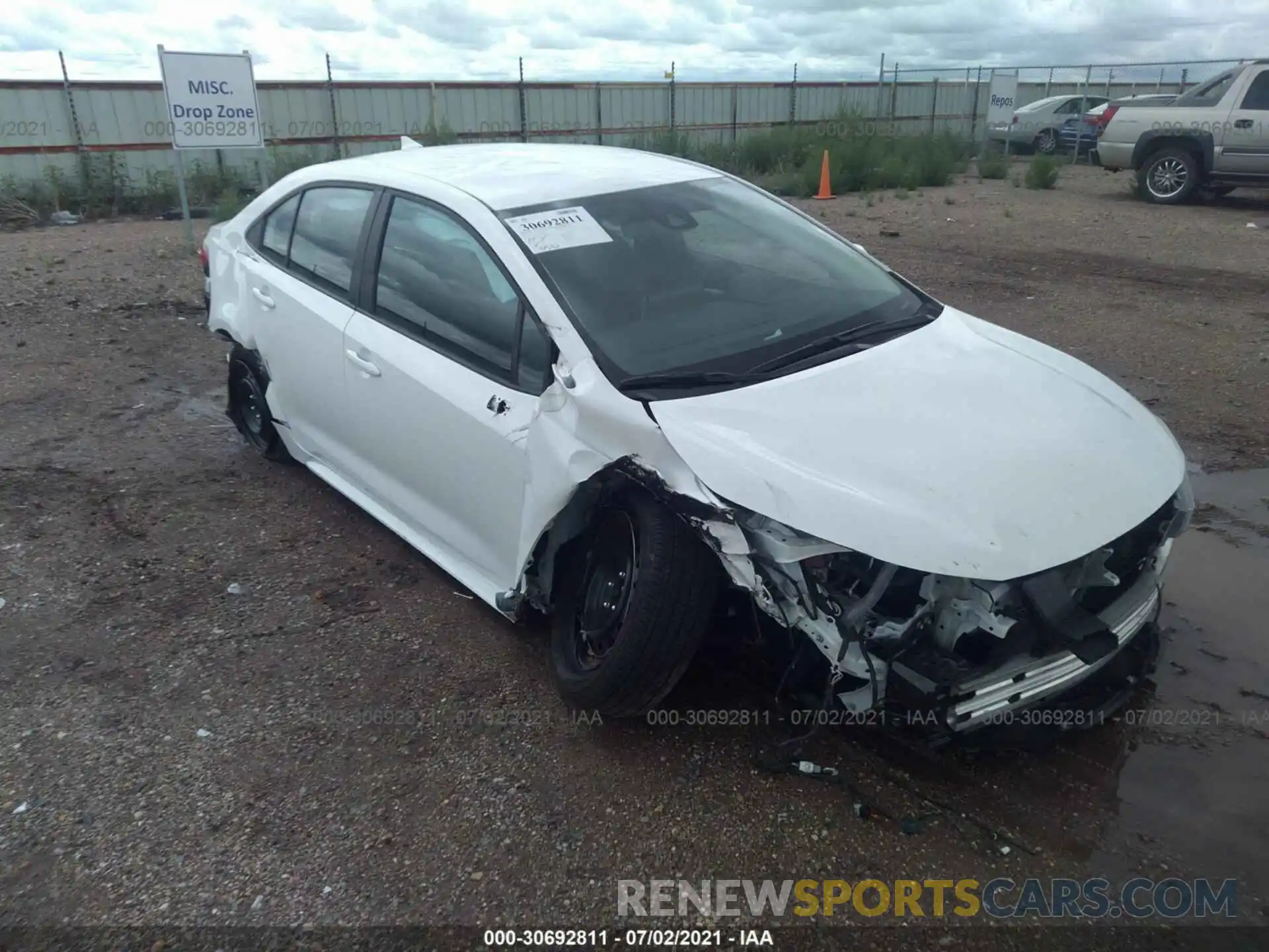 6 Photograph of a damaged car 5YFEPMAE9MP210031 TOYOTA COROLLA 2021