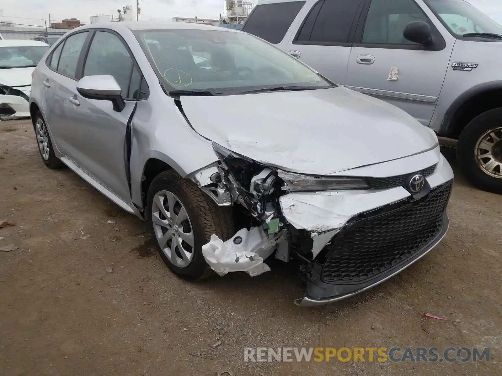 1 Photograph of a damaged car 5YFEPMAE9MP211213 TOYOTA COROLLA 2021