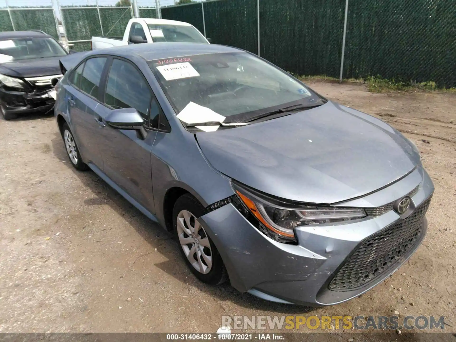 1 Photograph of a damaged car 5YFEPMAE9MP212281 TOYOTA COROLLA 2021