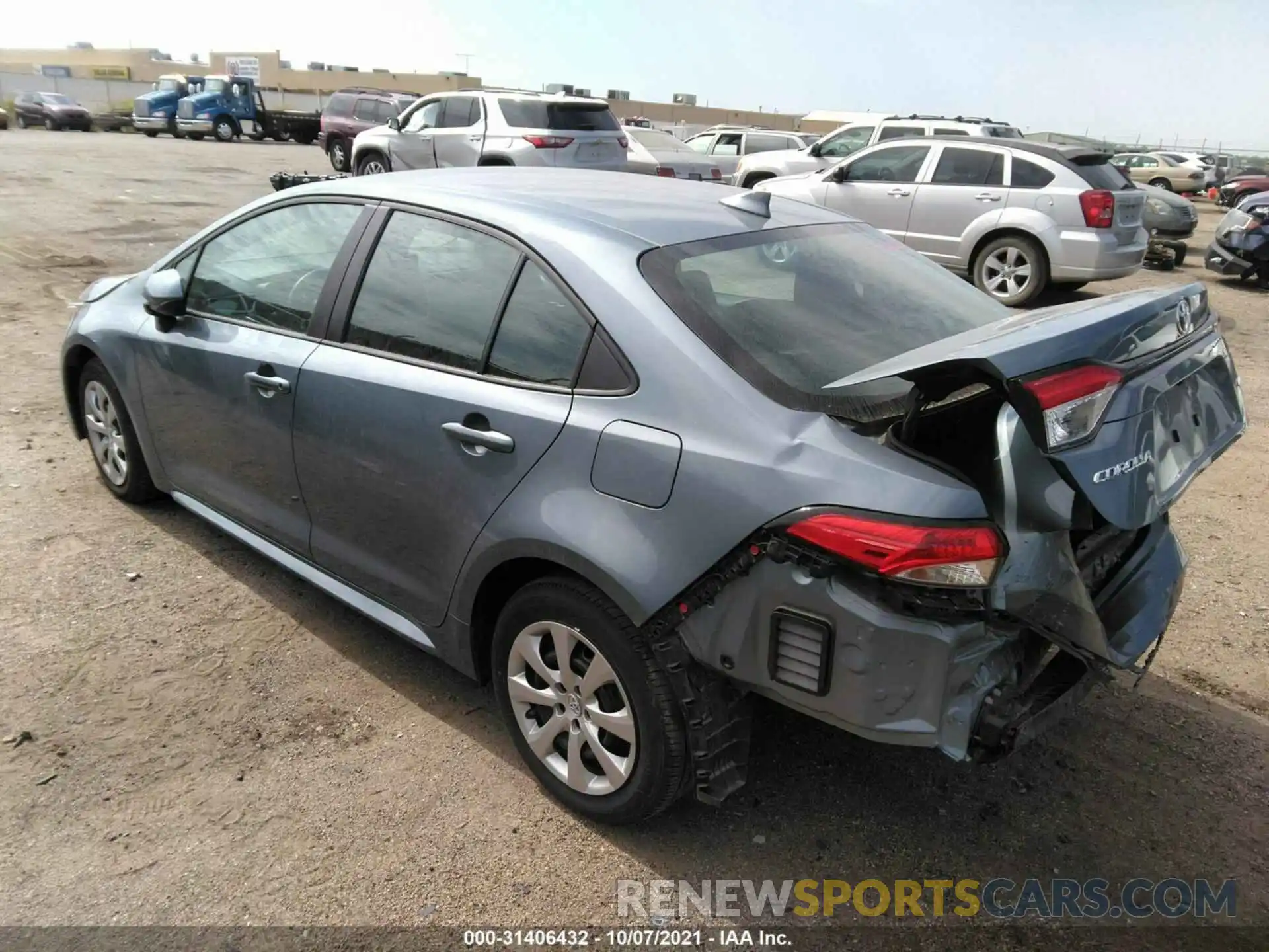 3 Photograph of a damaged car 5YFEPMAE9MP212281 TOYOTA COROLLA 2021