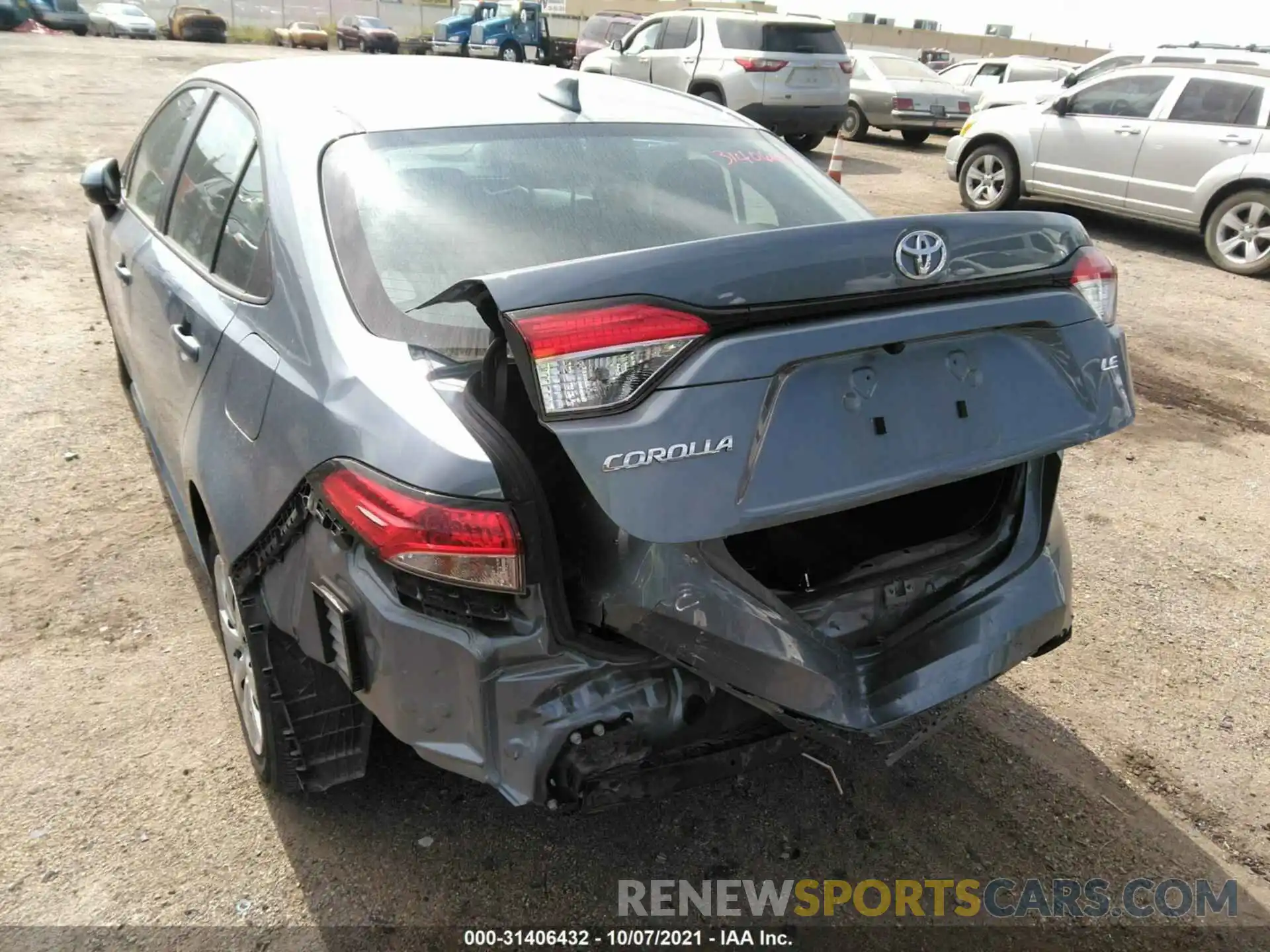 6 Photograph of a damaged car 5YFEPMAE9MP212281 TOYOTA COROLLA 2021