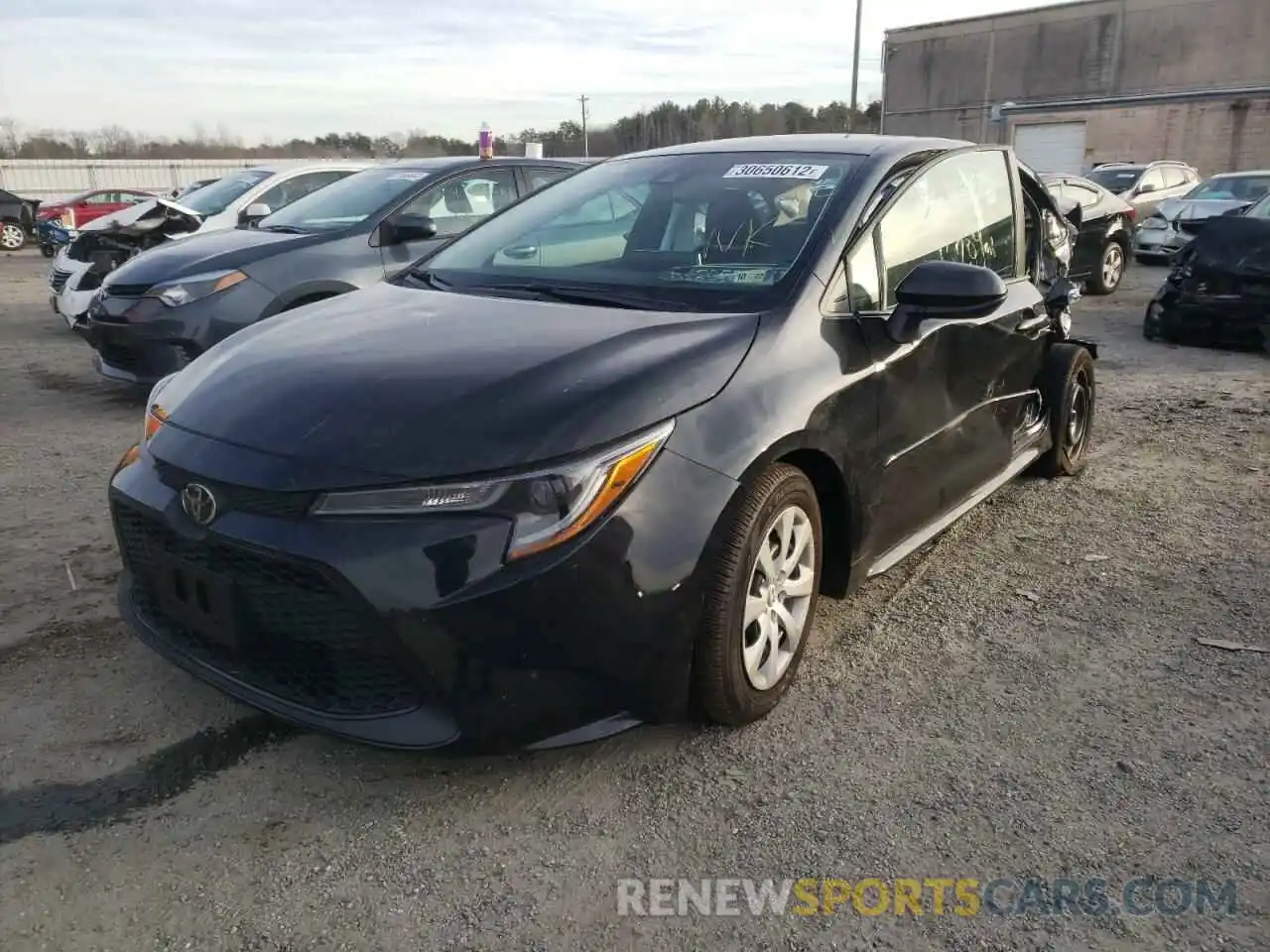 2 Photograph of a damaged car 5YFEPMAE9MP213642 TOYOTA COROLLA 2021