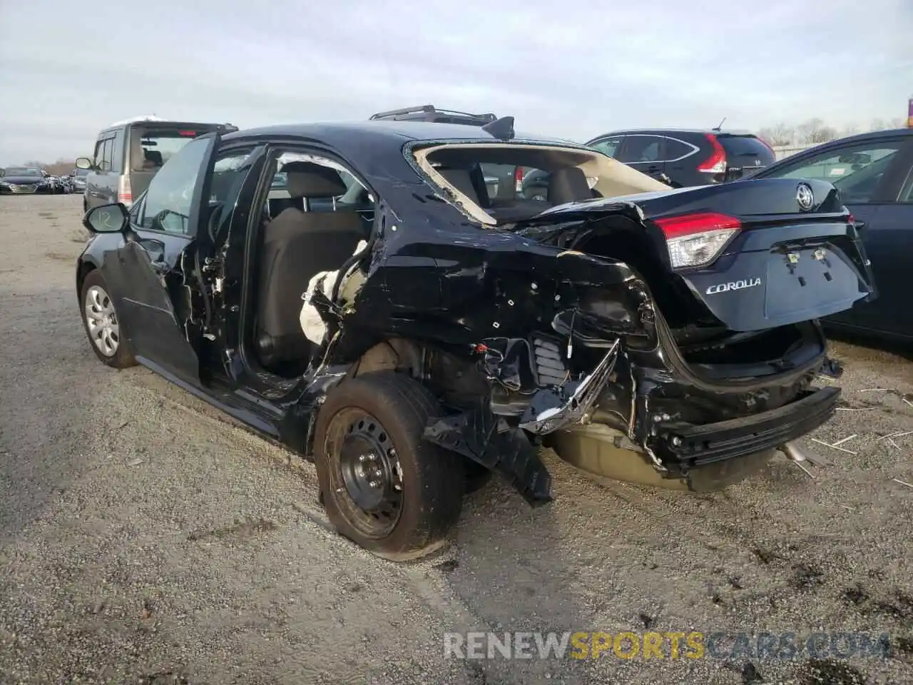 3 Photograph of a damaged car 5YFEPMAE9MP213642 TOYOTA COROLLA 2021