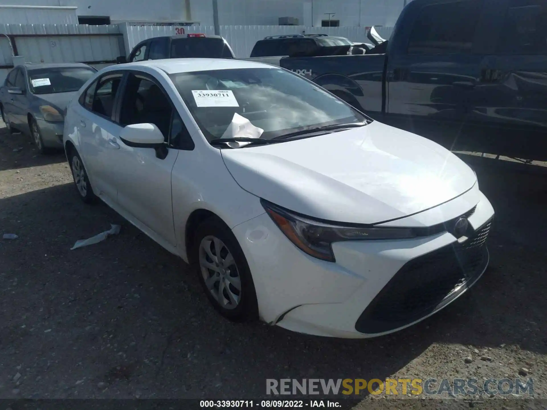 1 Photograph of a damaged car 5YFEPMAE9MP214774 TOYOTA COROLLA 2021