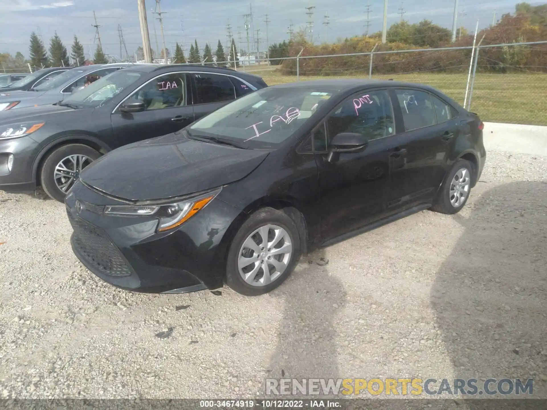 2 Photograph of a damaged car 5YFEPMAE9MP215200 TOYOTA COROLLA 2021