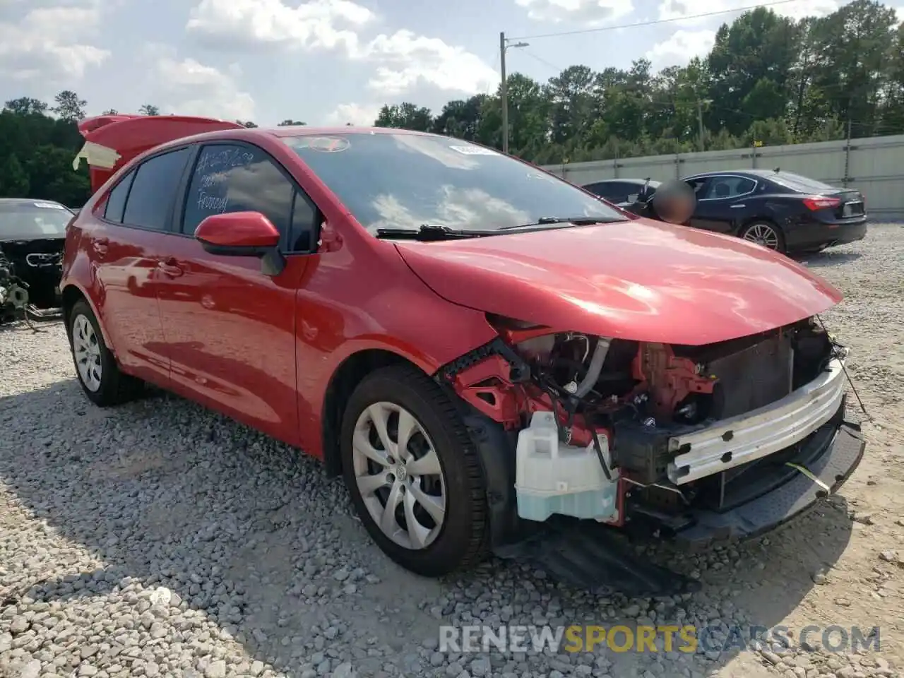 1 Photograph of a damaged car 5YFEPMAE9MP215617 TOYOTA COROLLA 2021