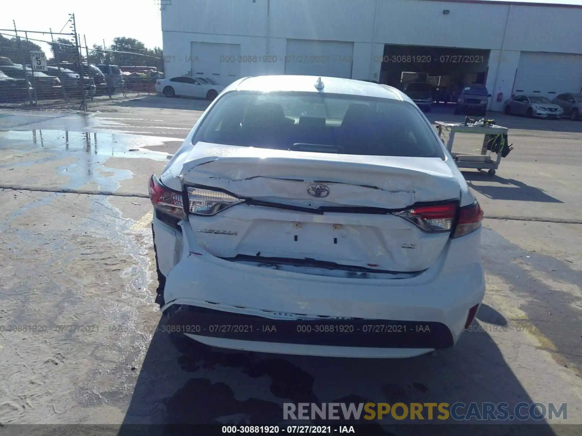 6 Photograph of a damaged car 5YFEPMAE9MP216301 TOYOTA COROLLA 2021