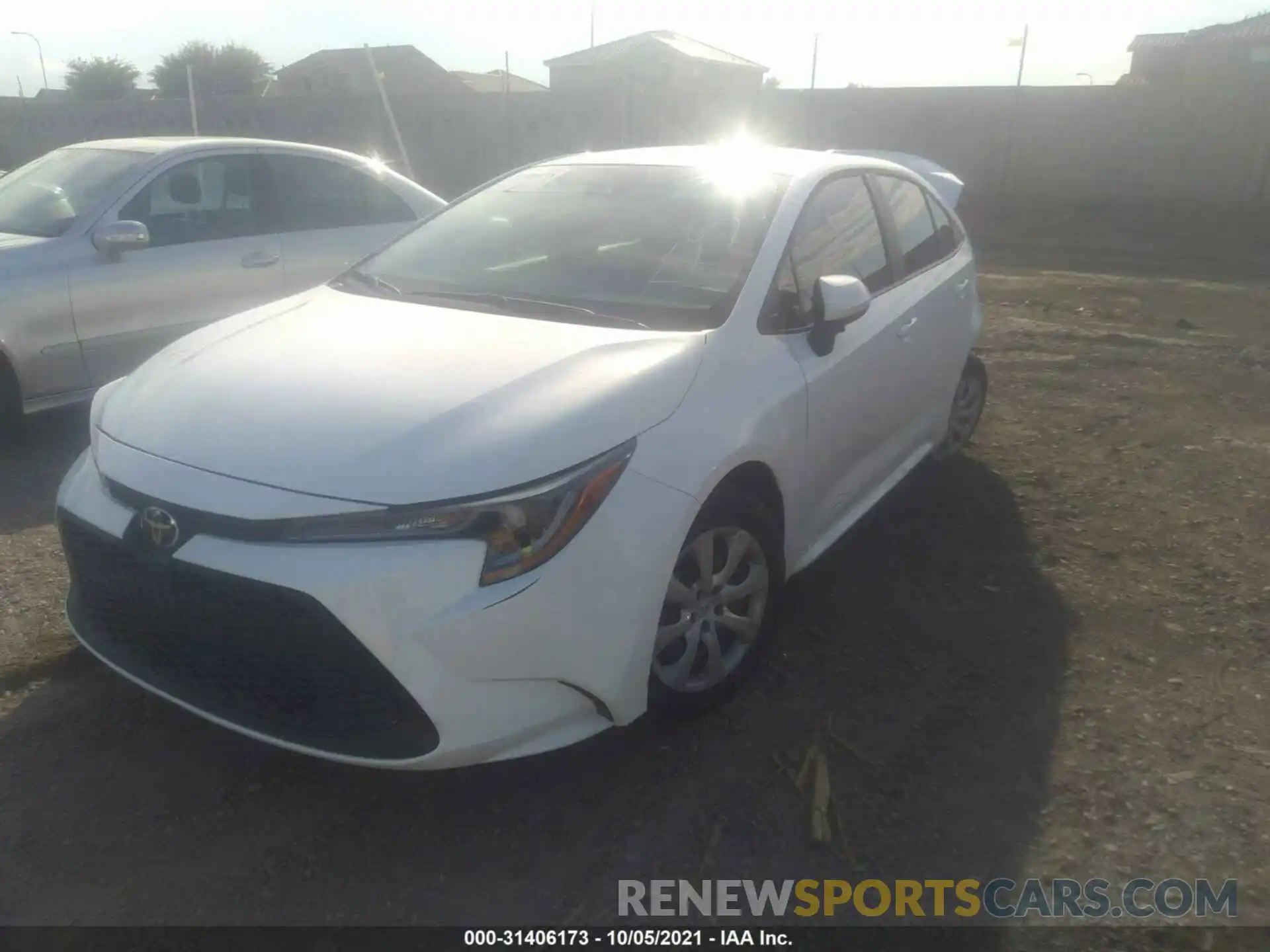 2 Photograph of a damaged car 5YFEPMAE9MP216542 TOYOTA COROLLA 2021