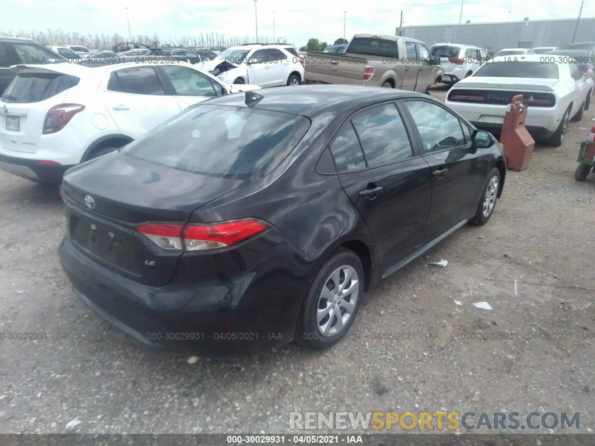 4 Photograph of a damaged car 5YFEPMAE9MP217027 TOYOTA COROLLA 2021