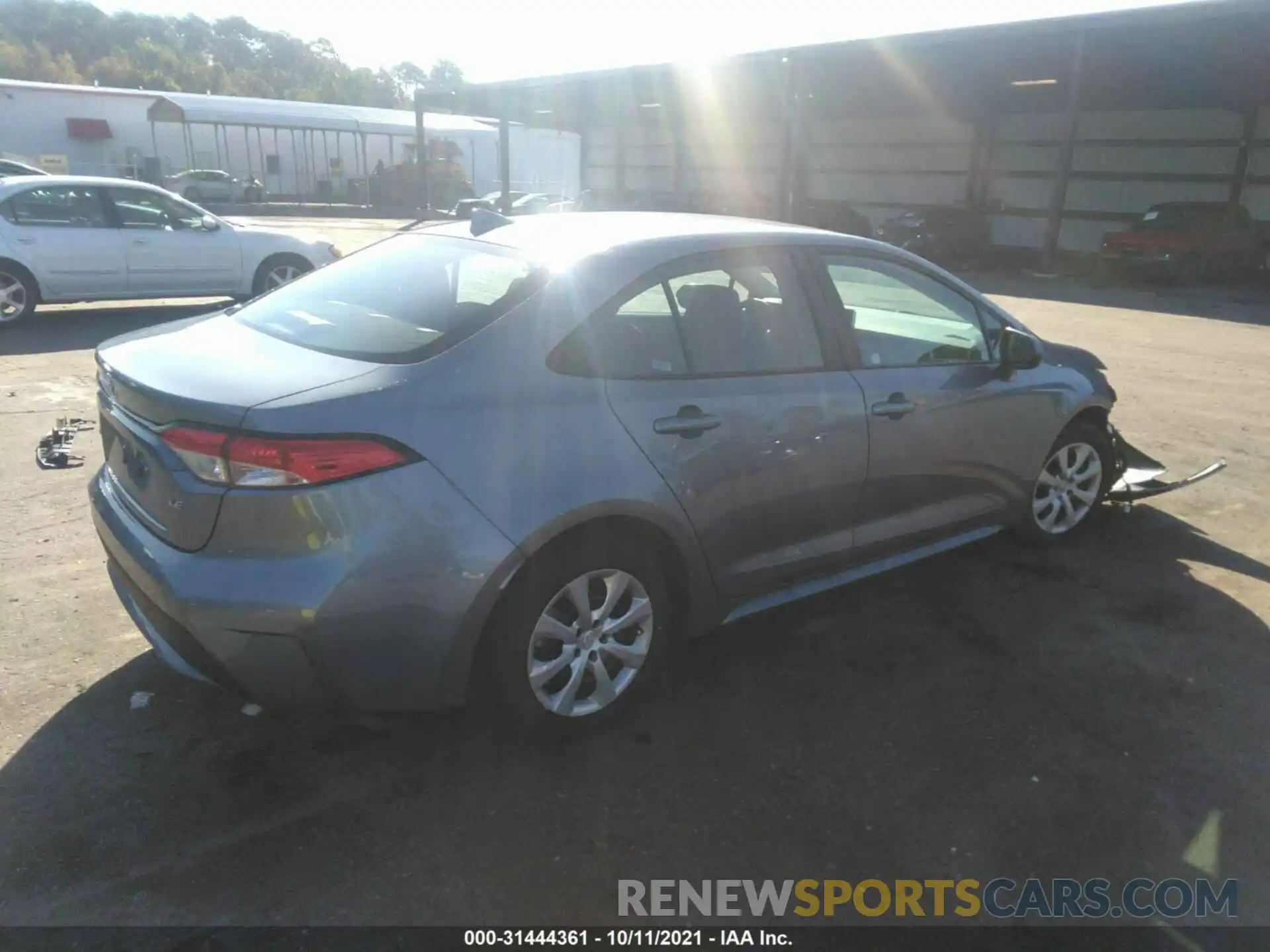 4 Photograph of a damaged car 5YFEPMAE9MP217075 TOYOTA COROLLA 2021