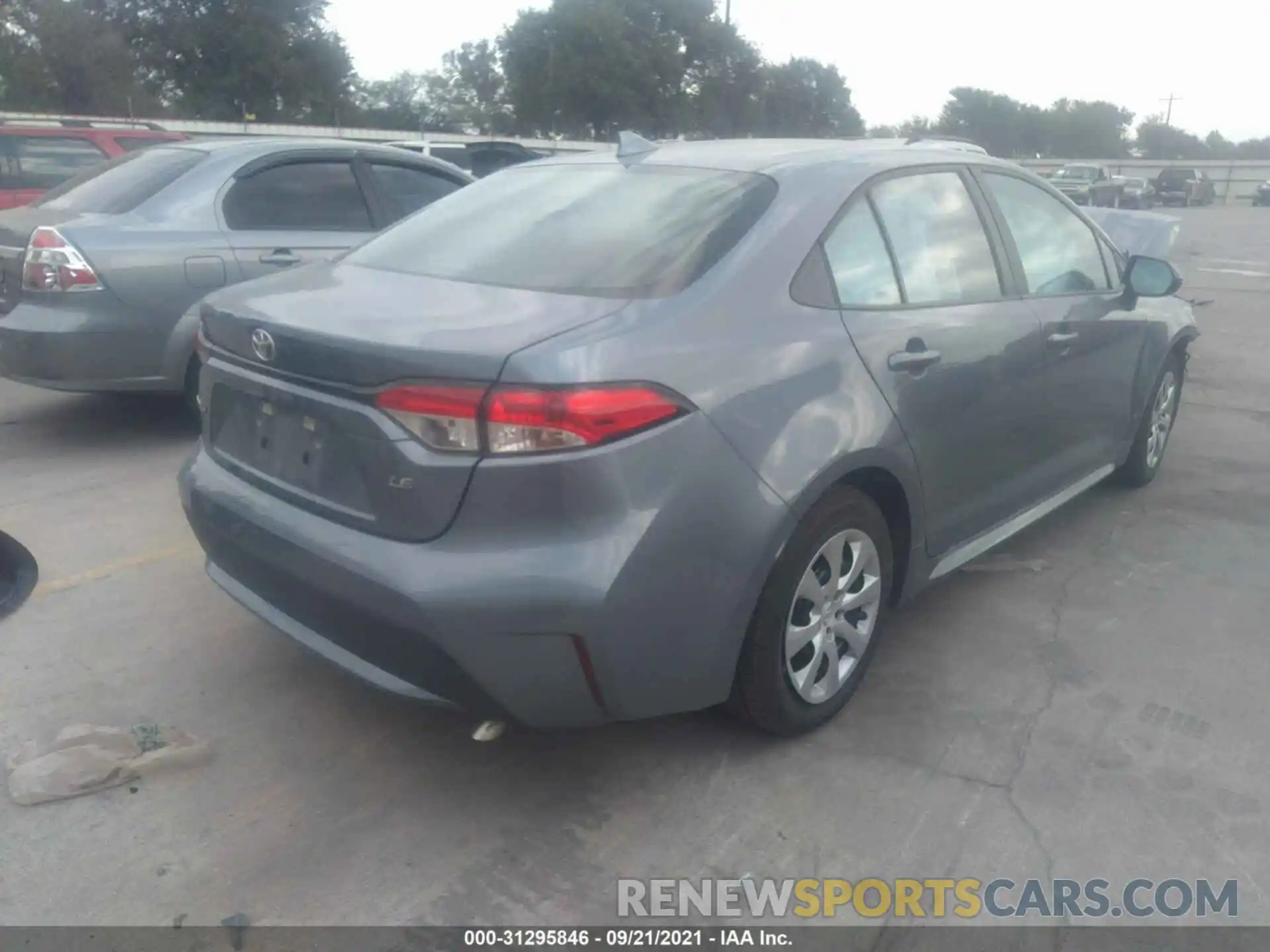 4 Photograph of a damaged car 5YFEPMAE9MP217500 TOYOTA COROLLA 2021