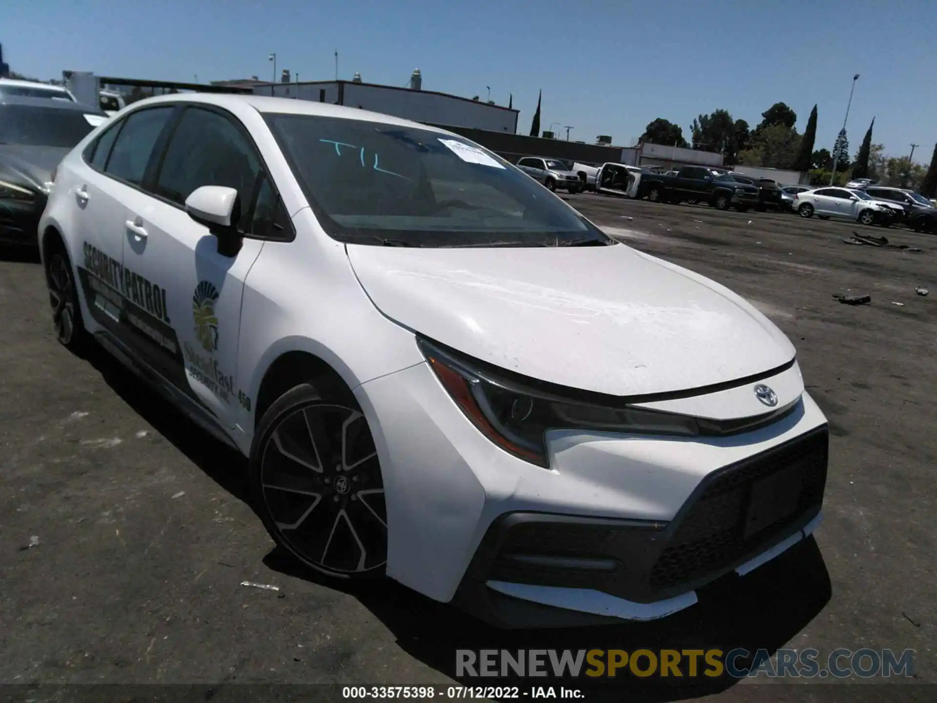 1 Photograph of a damaged car 5YFEPMAE9MP218615 TOYOTA COROLLA 2021