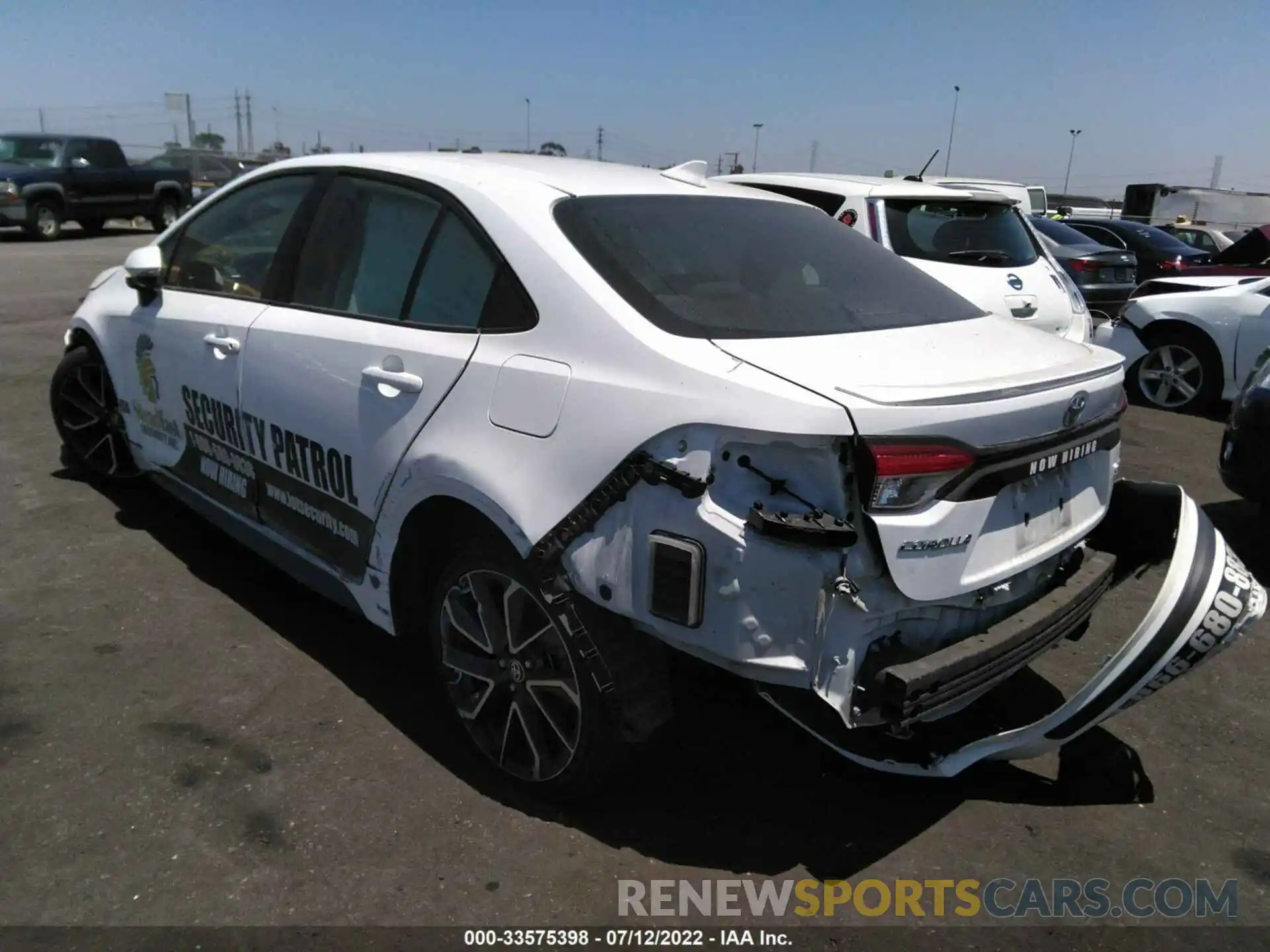 3 Photograph of a damaged car 5YFEPMAE9MP218615 TOYOTA COROLLA 2021