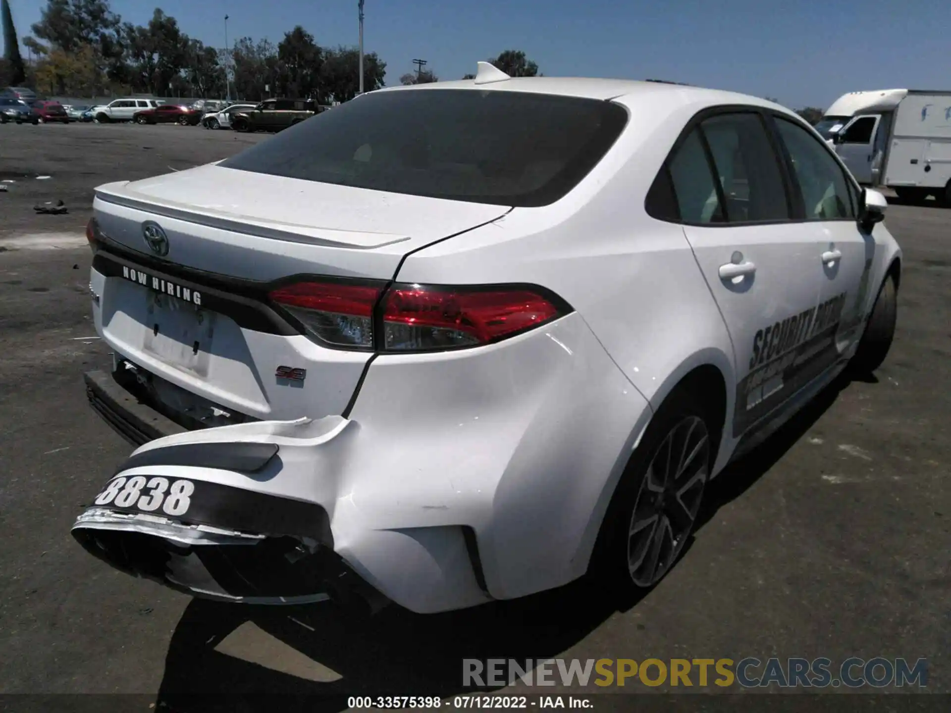 4 Photograph of a damaged car 5YFEPMAE9MP218615 TOYOTA COROLLA 2021