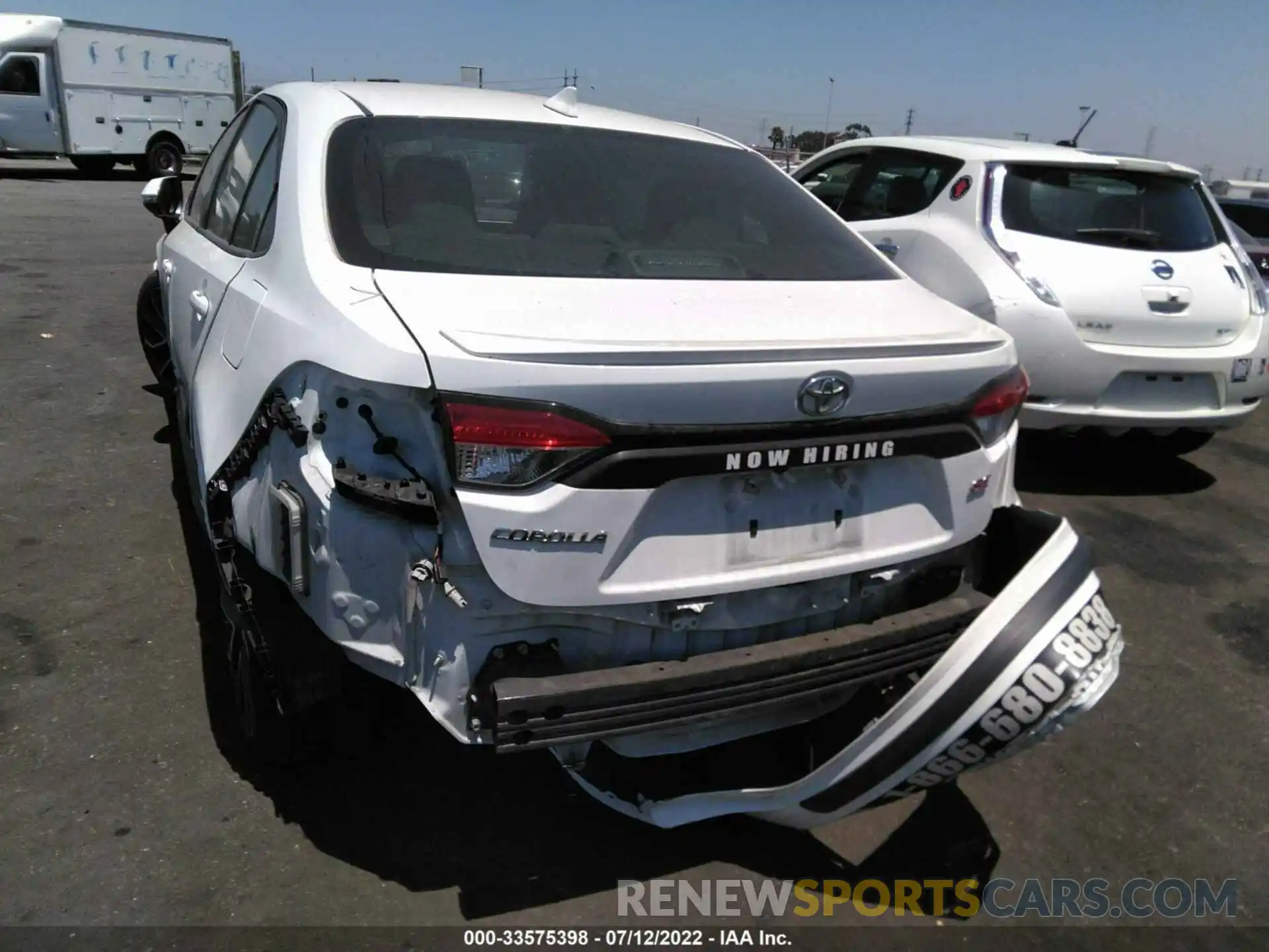 6 Photograph of a damaged car 5YFEPMAE9MP218615 TOYOTA COROLLA 2021