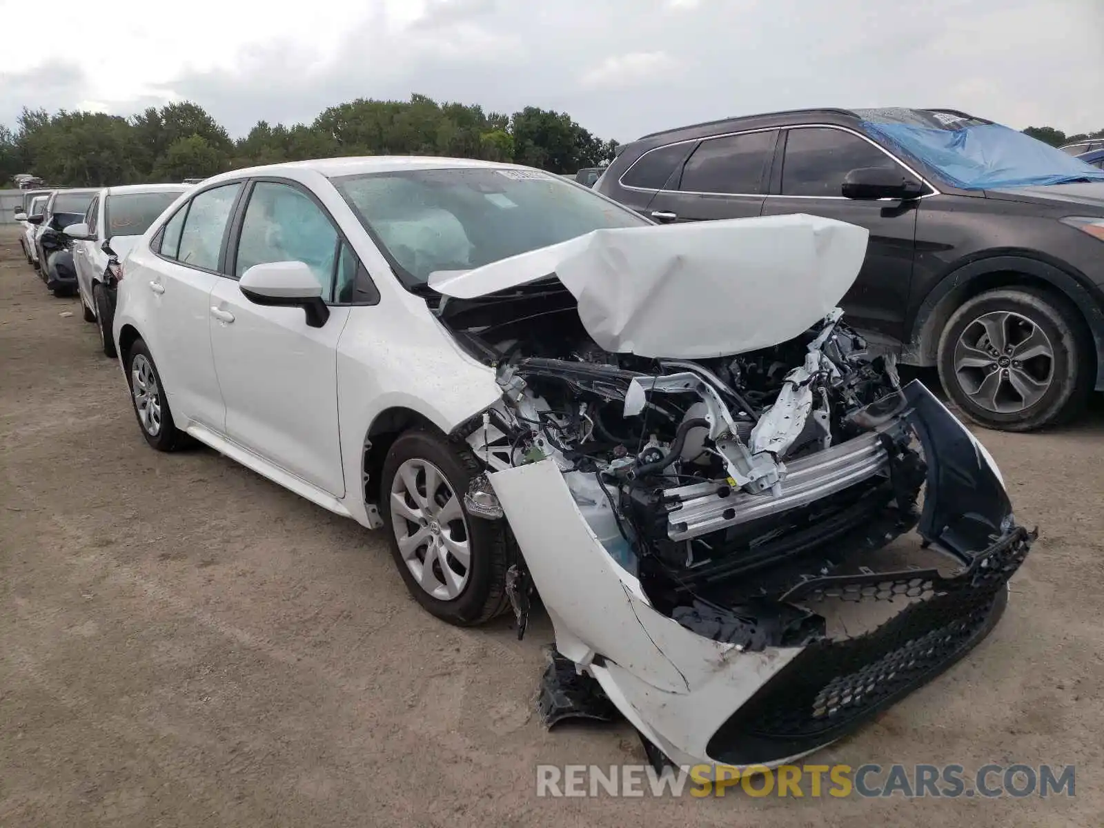 1 Photograph of a damaged car 5YFEPMAE9MP219229 TOYOTA COROLLA 2021