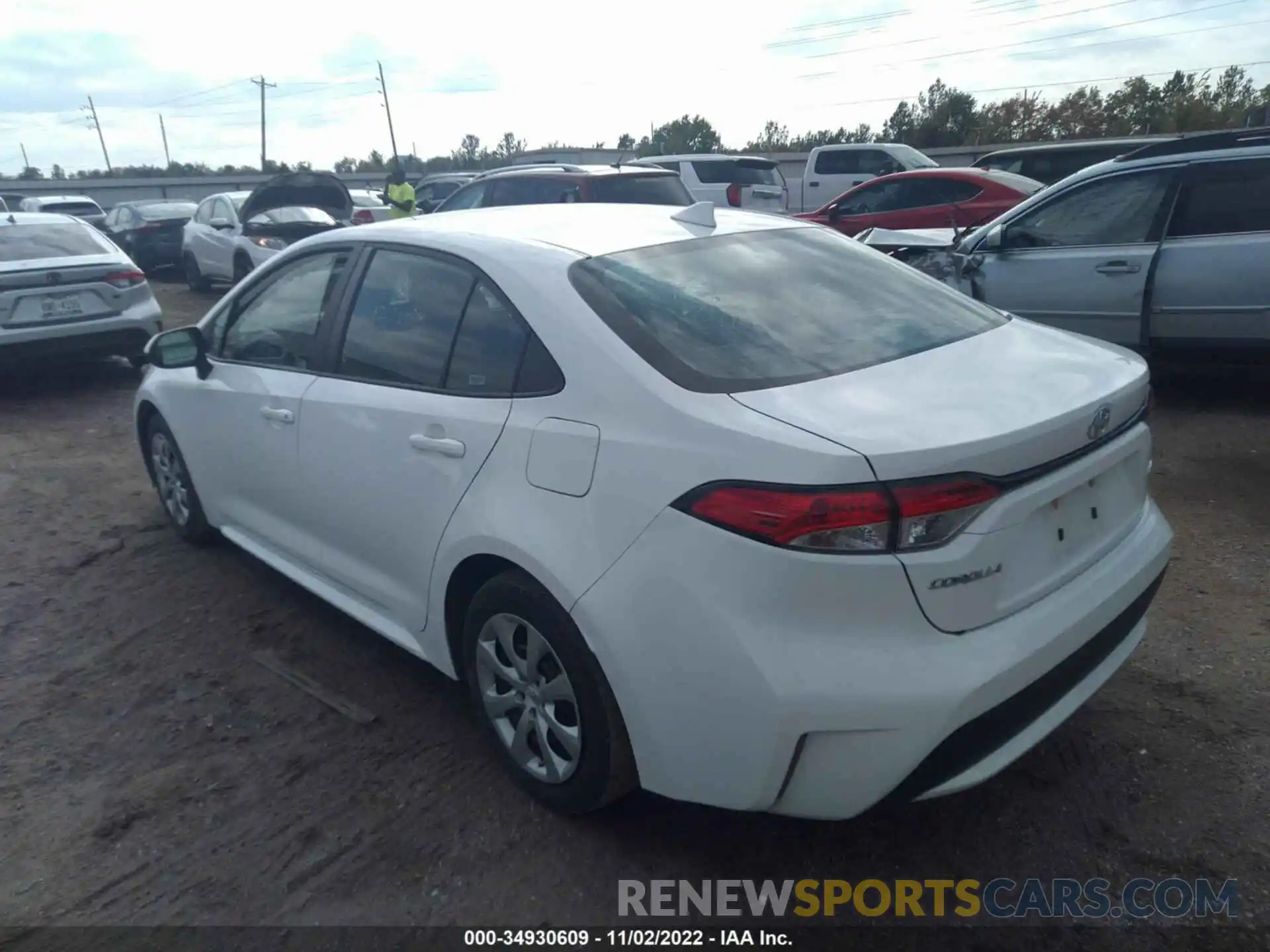 3 Photograph of a damaged car 5YFEPMAE9MP219246 TOYOTA COROLLA 2021