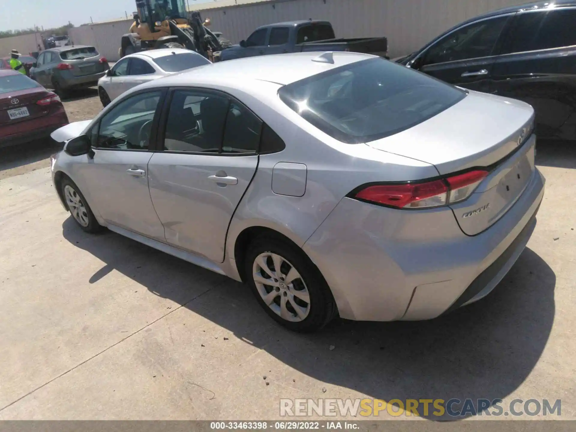 3 Photograph of a damaged car 5YFEPMAE9MP219540 TOYOTA COROLLA 2021