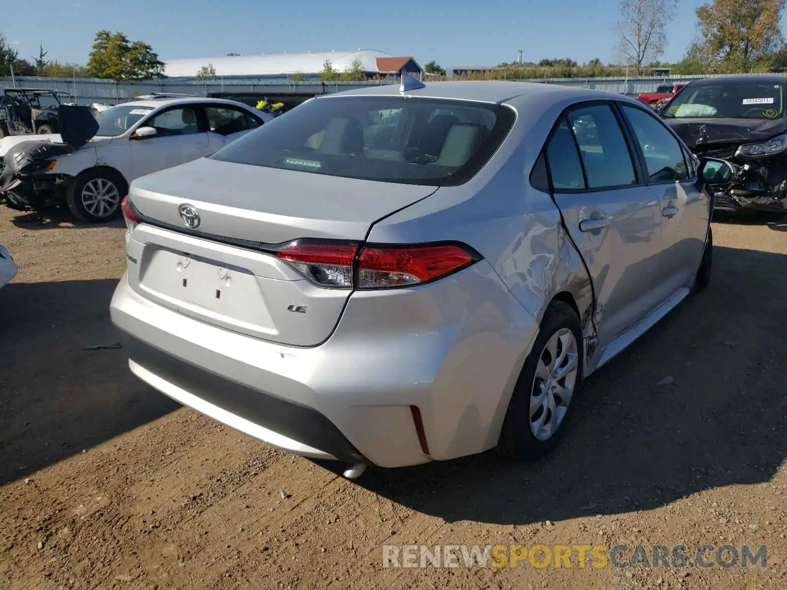 4 Photograph of a damaged car 5YFEPMAE9MP220042 TOYOTA COROLLA 2021