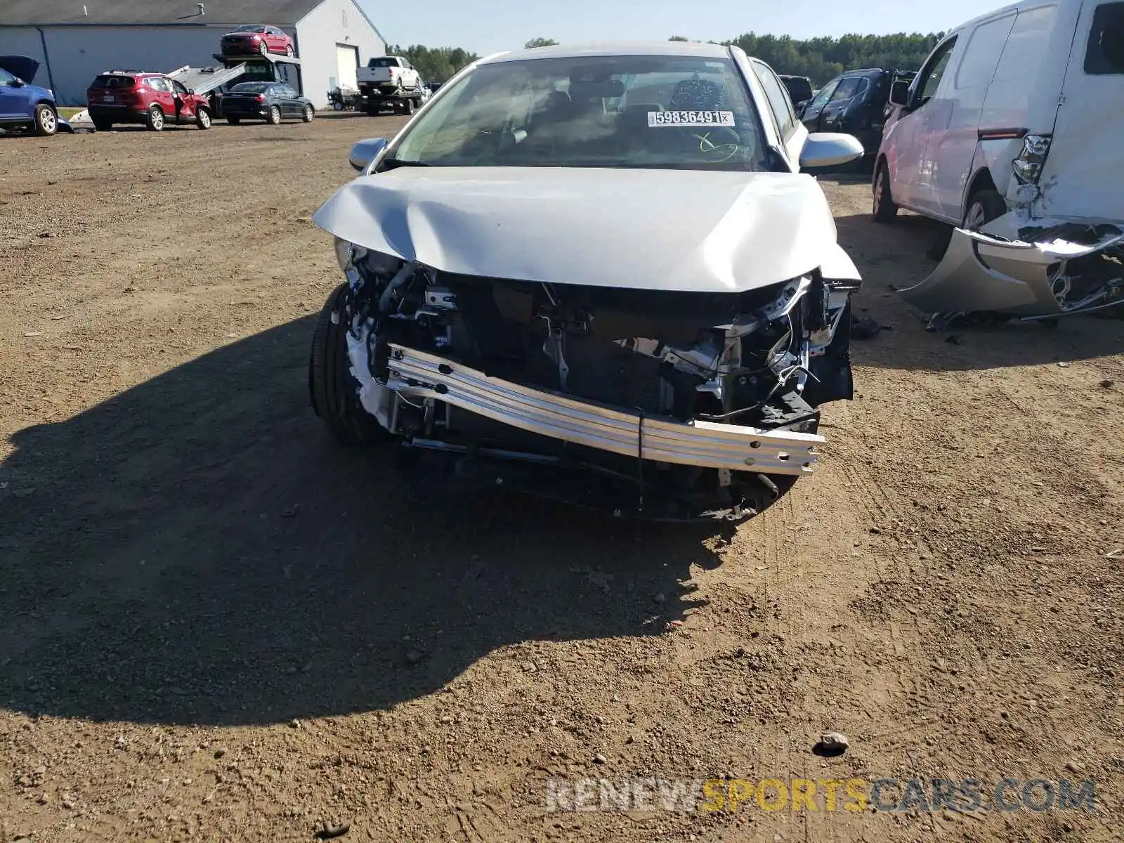 9 Photograph of a damaged car 5YFEPMAE9MP220042 TOYOTA COROLLA 2021